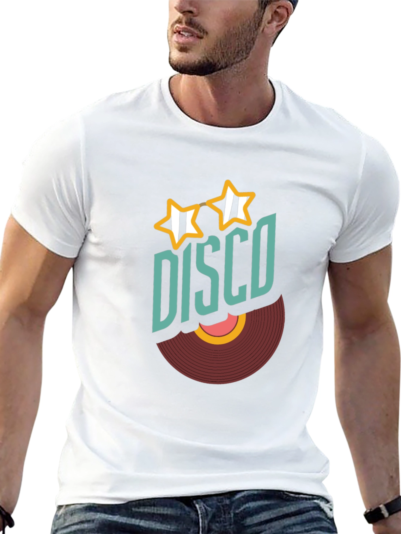 Retro Disco Record T-Shirt