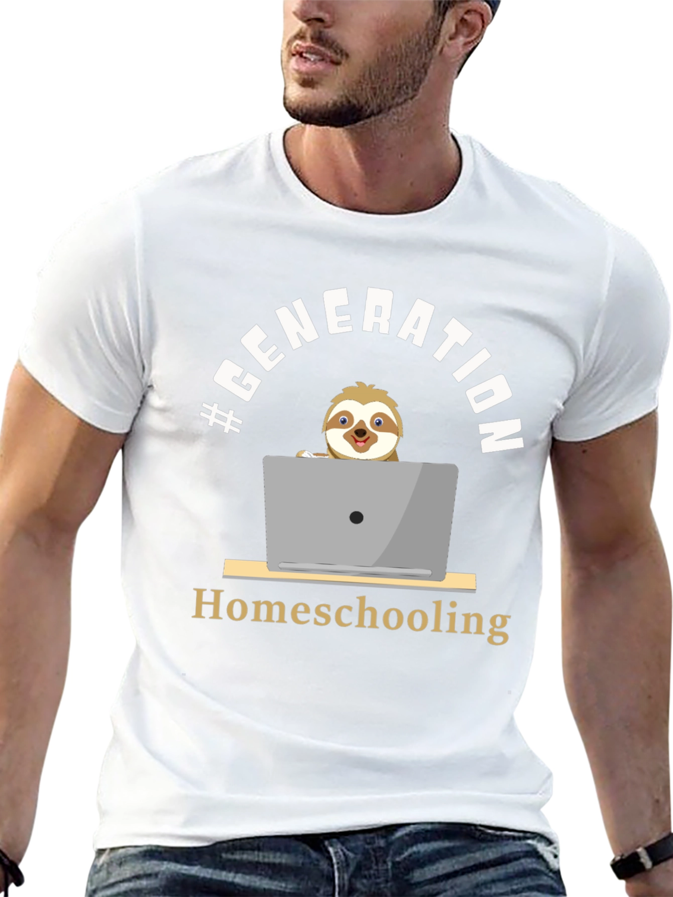 Homeschooling Generation Sloth Graphic Tee