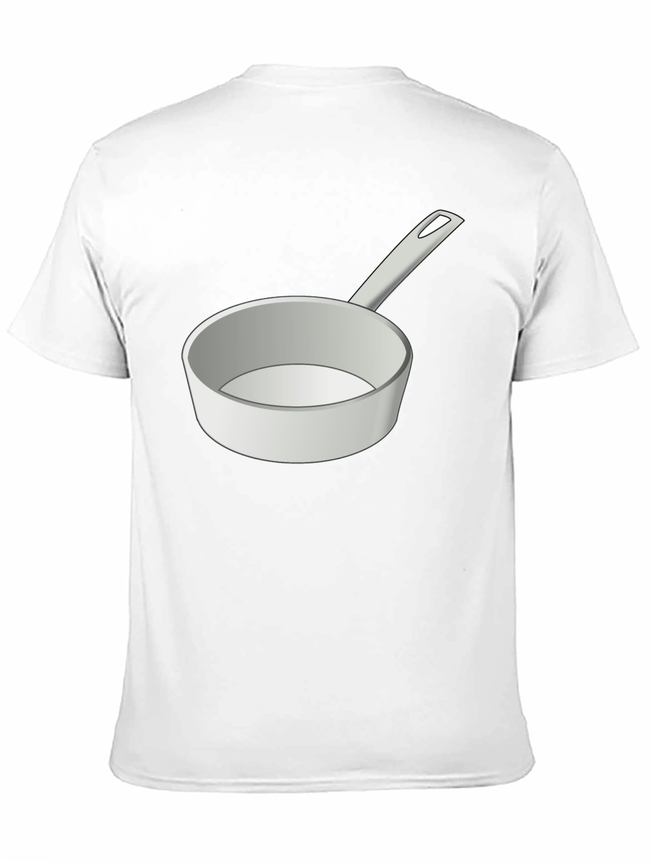 Novelty Cookware Graphic Tee - Black Cotton T-Shirt