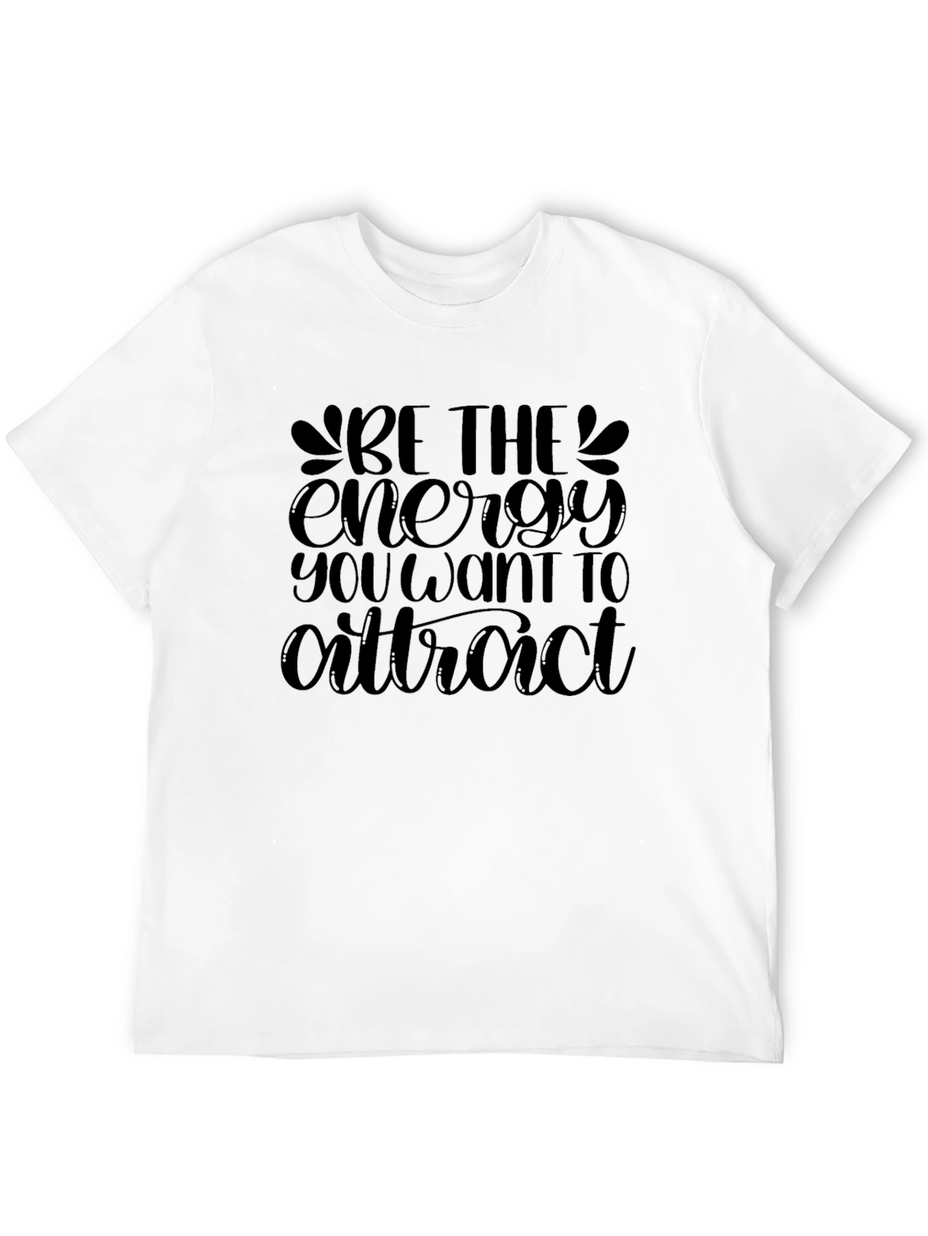 Be the Energy Graphic Black T-Shirt