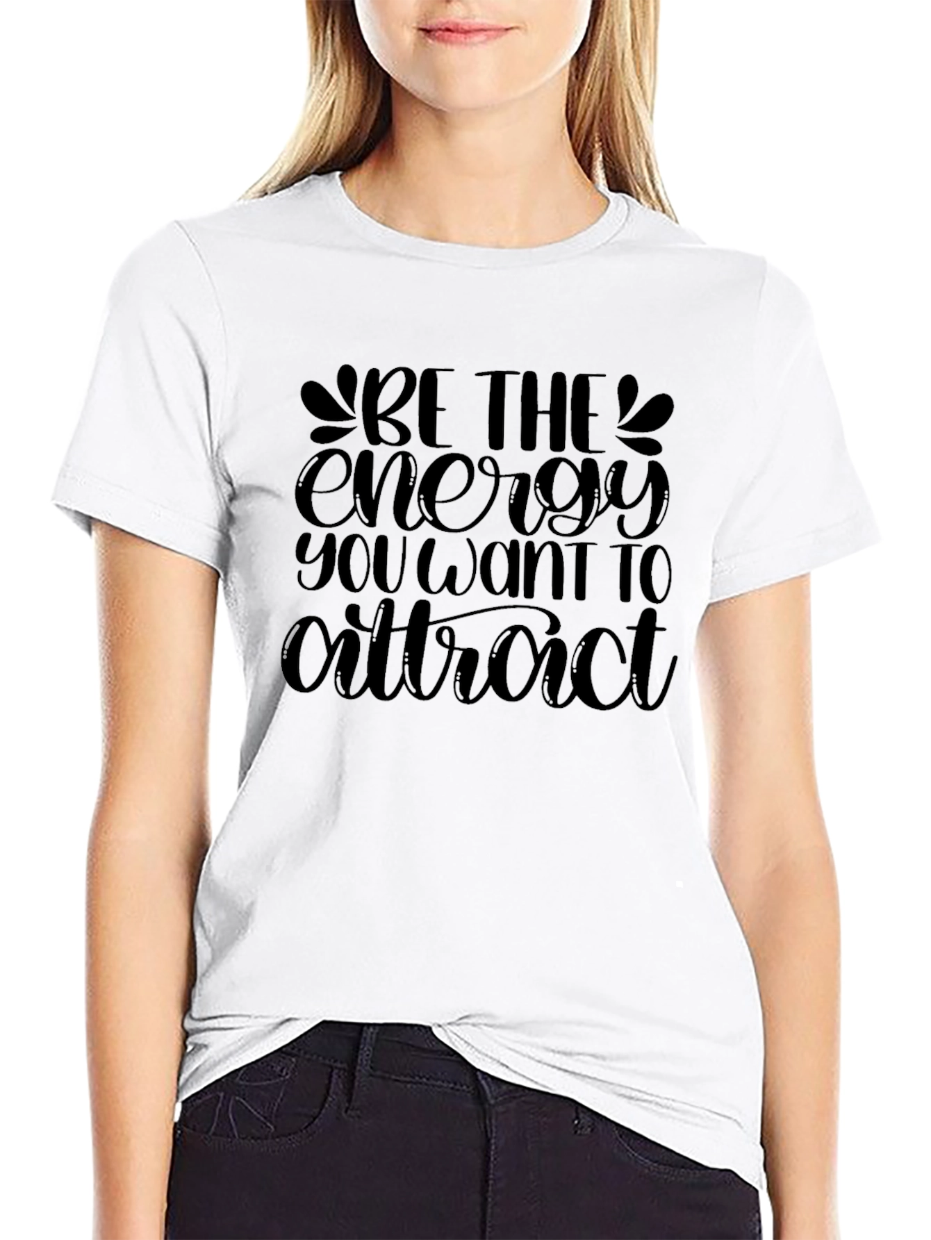Be the Energy Graphic Black T-Shirt