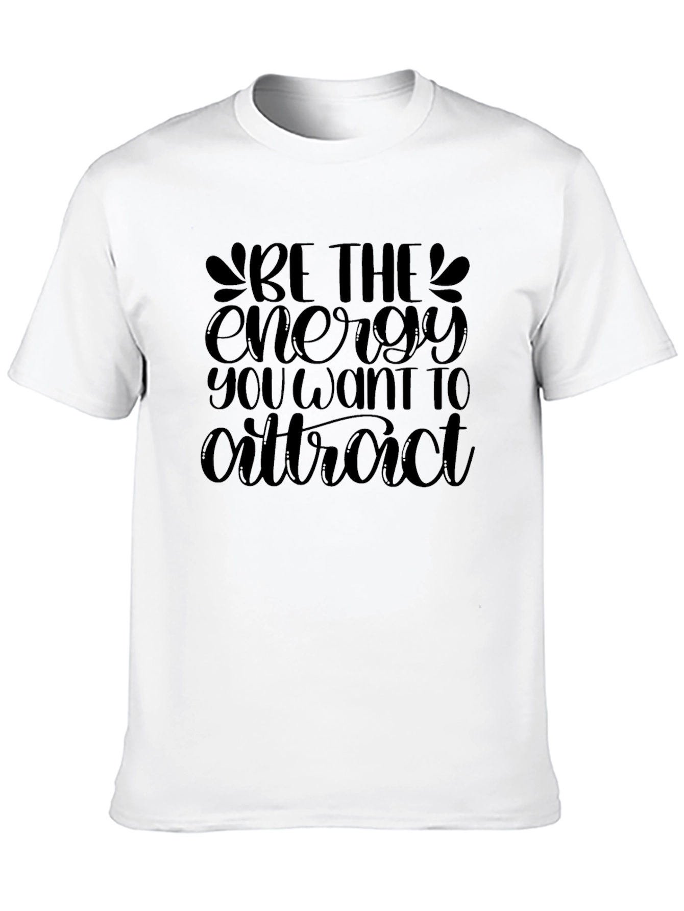 Be the Energy Graphic Black T-Shirt