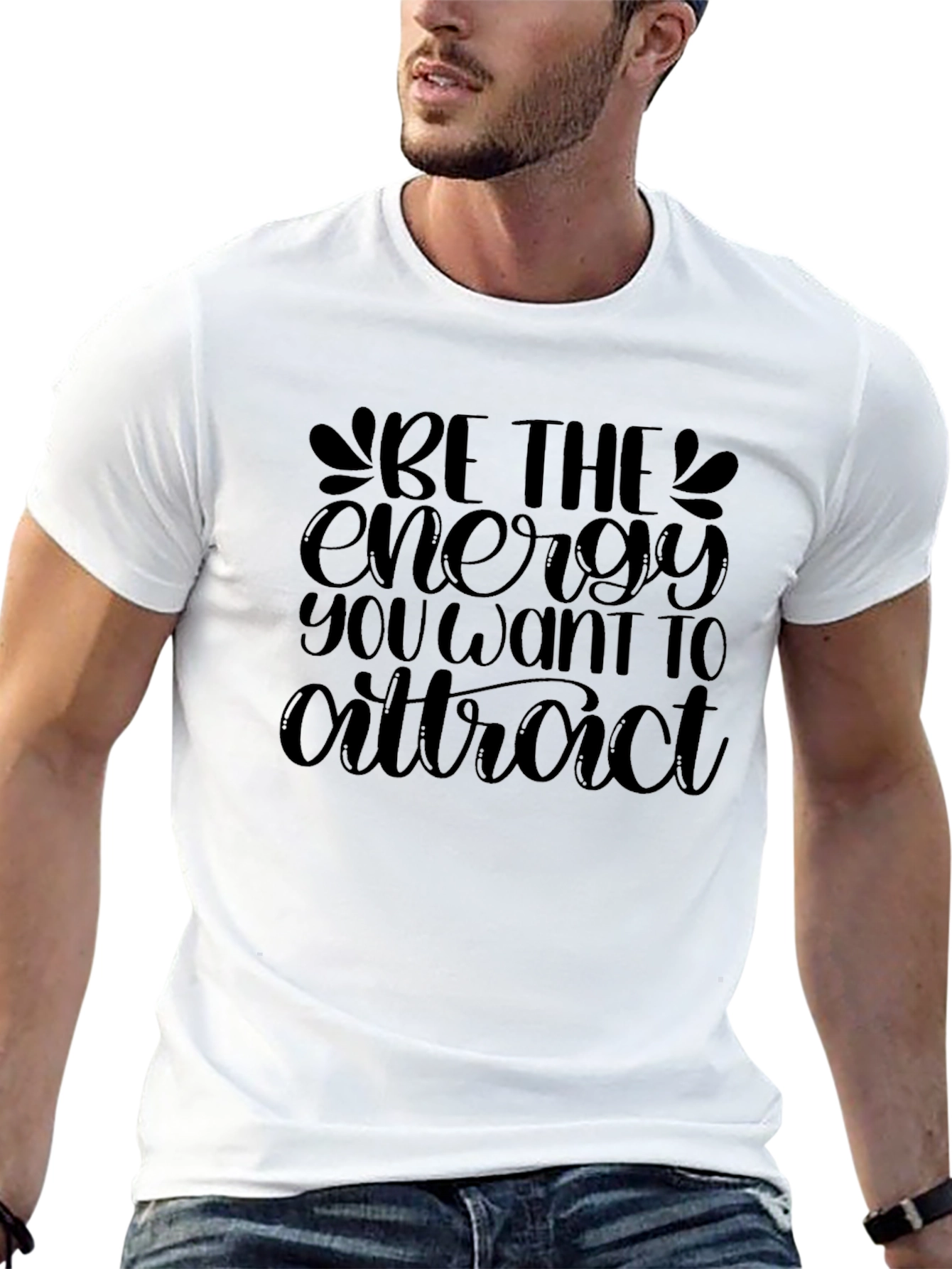 Be the Energy Graphic Black T-Shirt