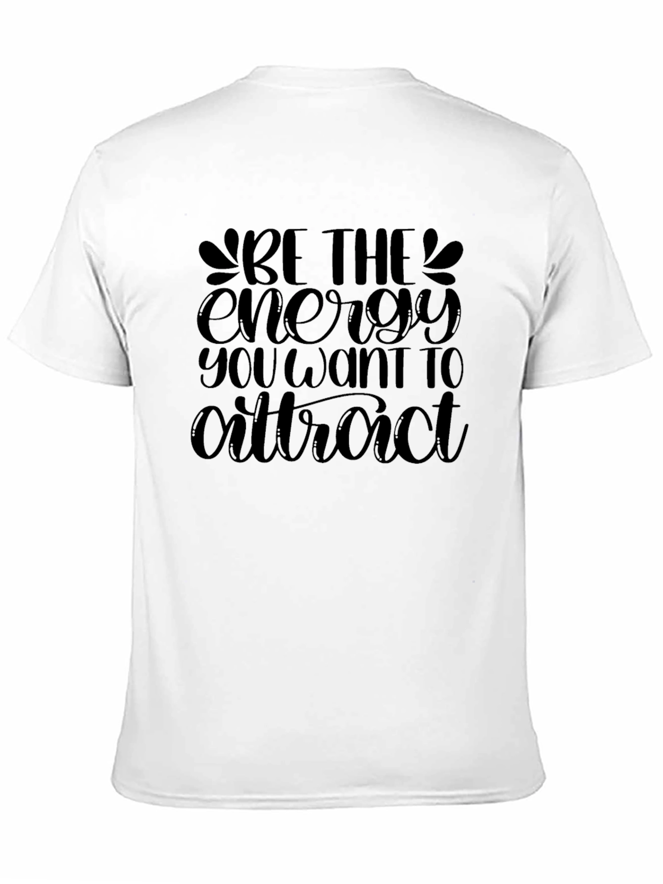 Be the Energy Graphic Black T-Shirt
