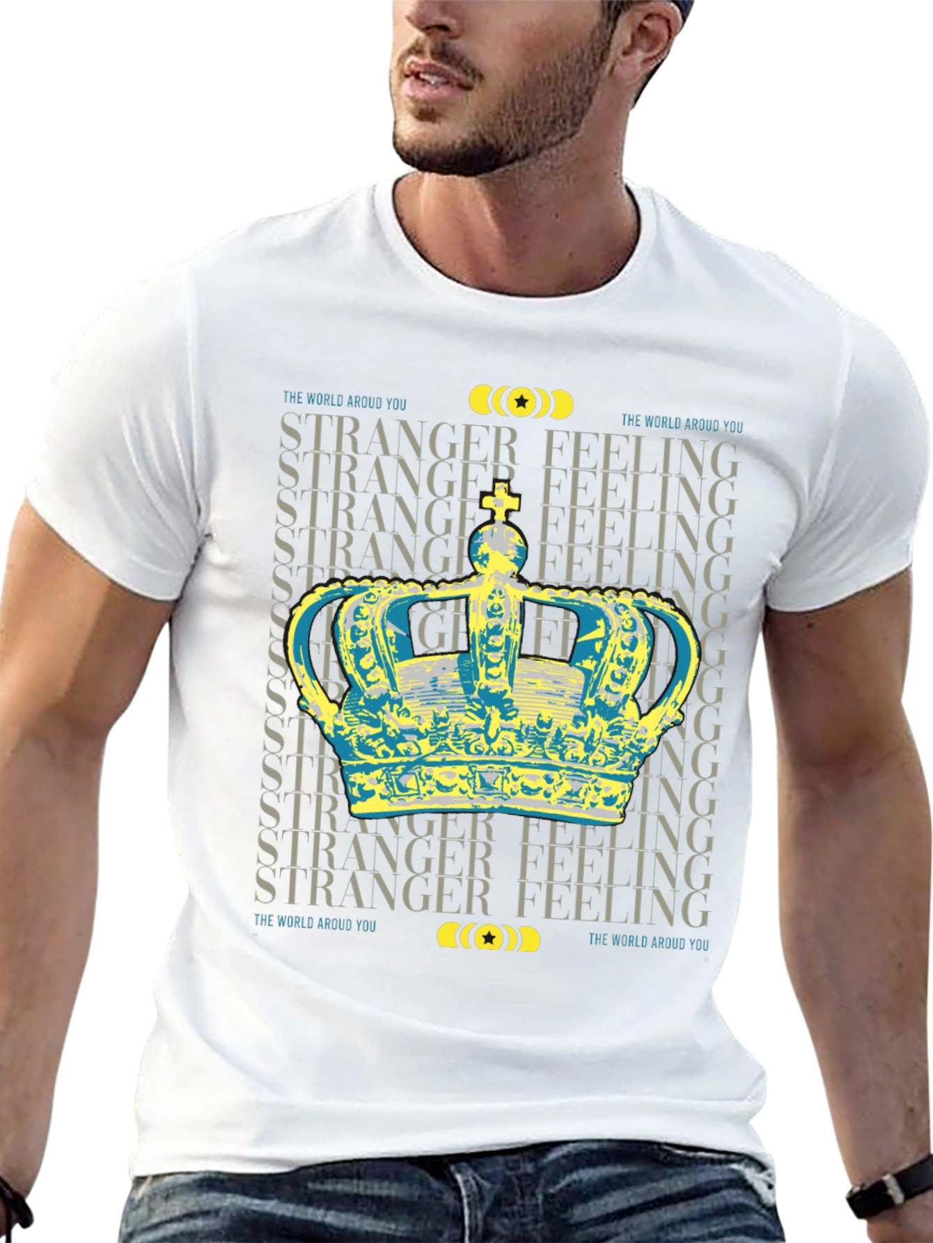 Stranger Feeling Crown Graphic T-Shirt