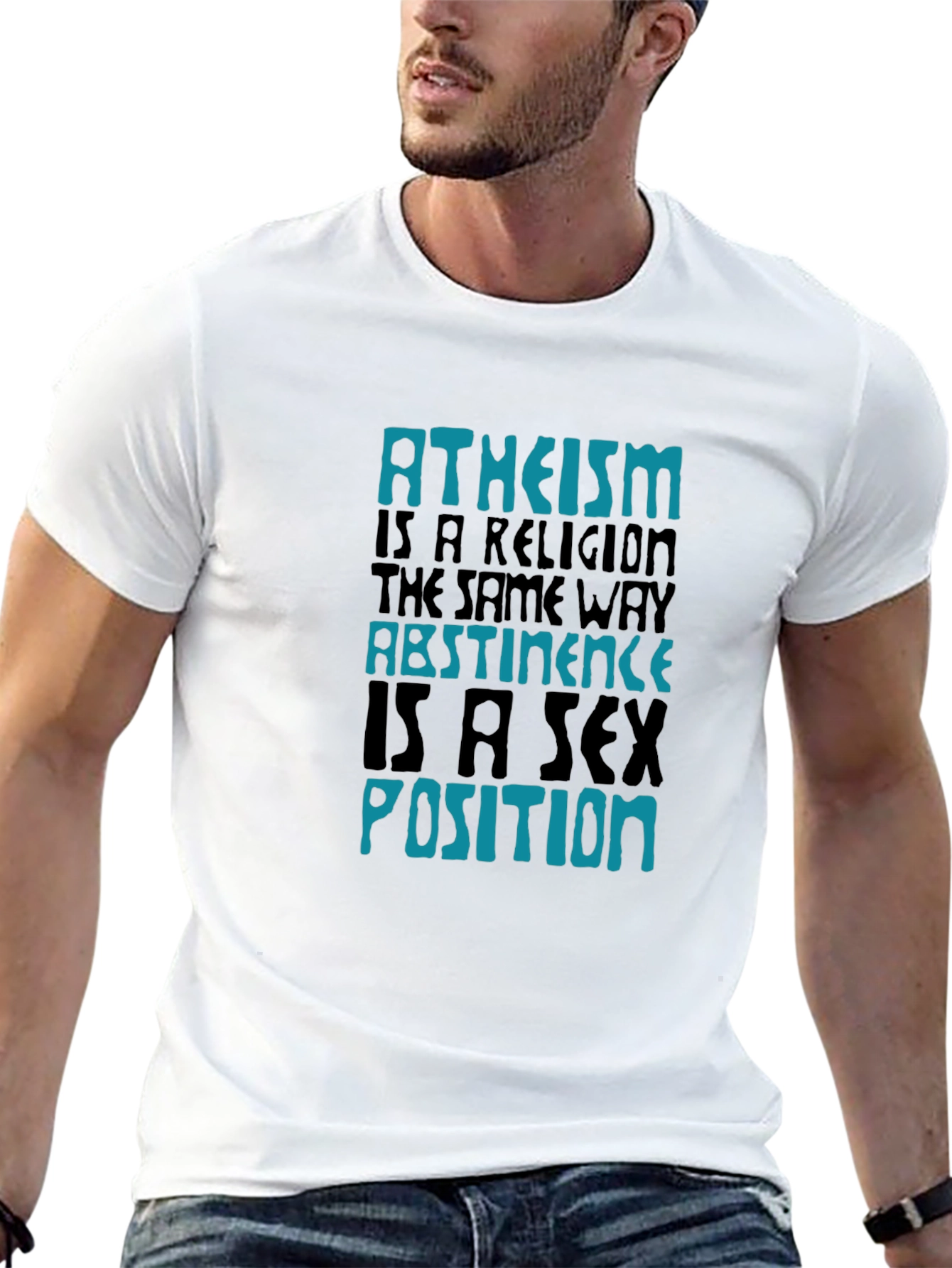 Atheism Abstinence Graphic Tee