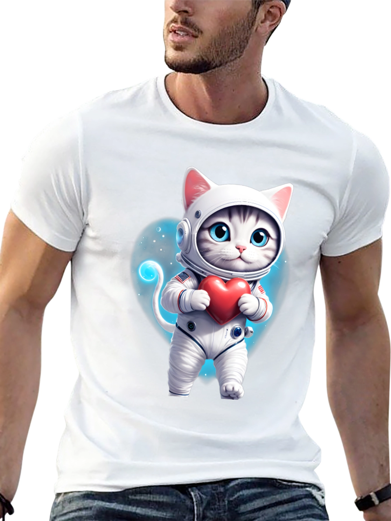 Astronaut Cat T-Shirt
