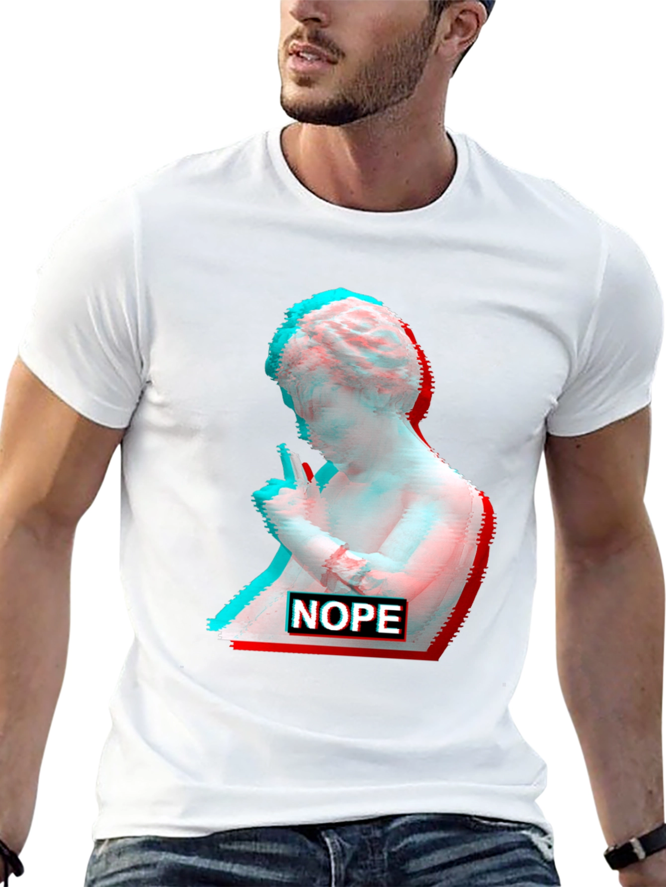 Glitch Art Venus T-Shirt - Nope