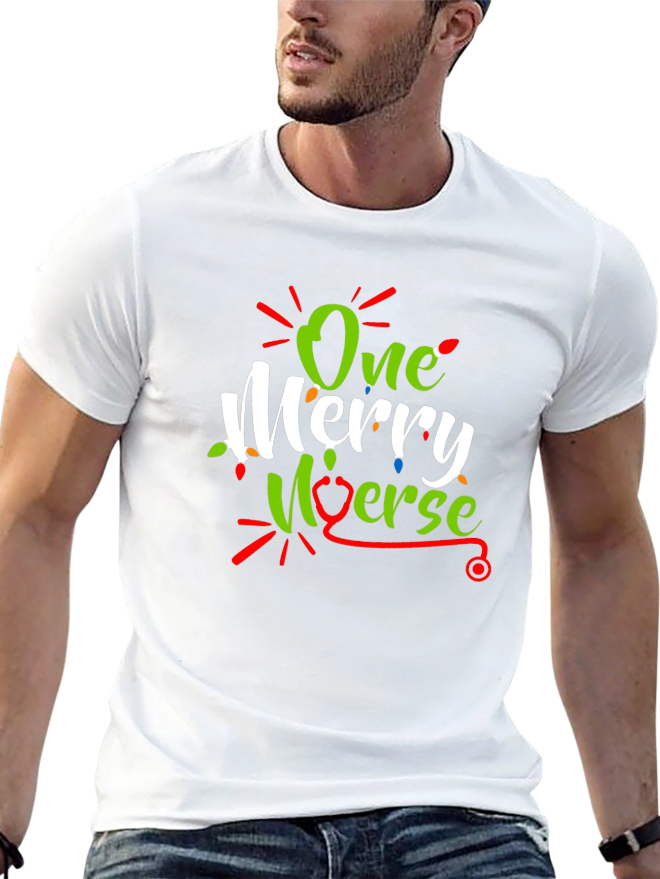 One Merry Nurse Christmas T-Shirt