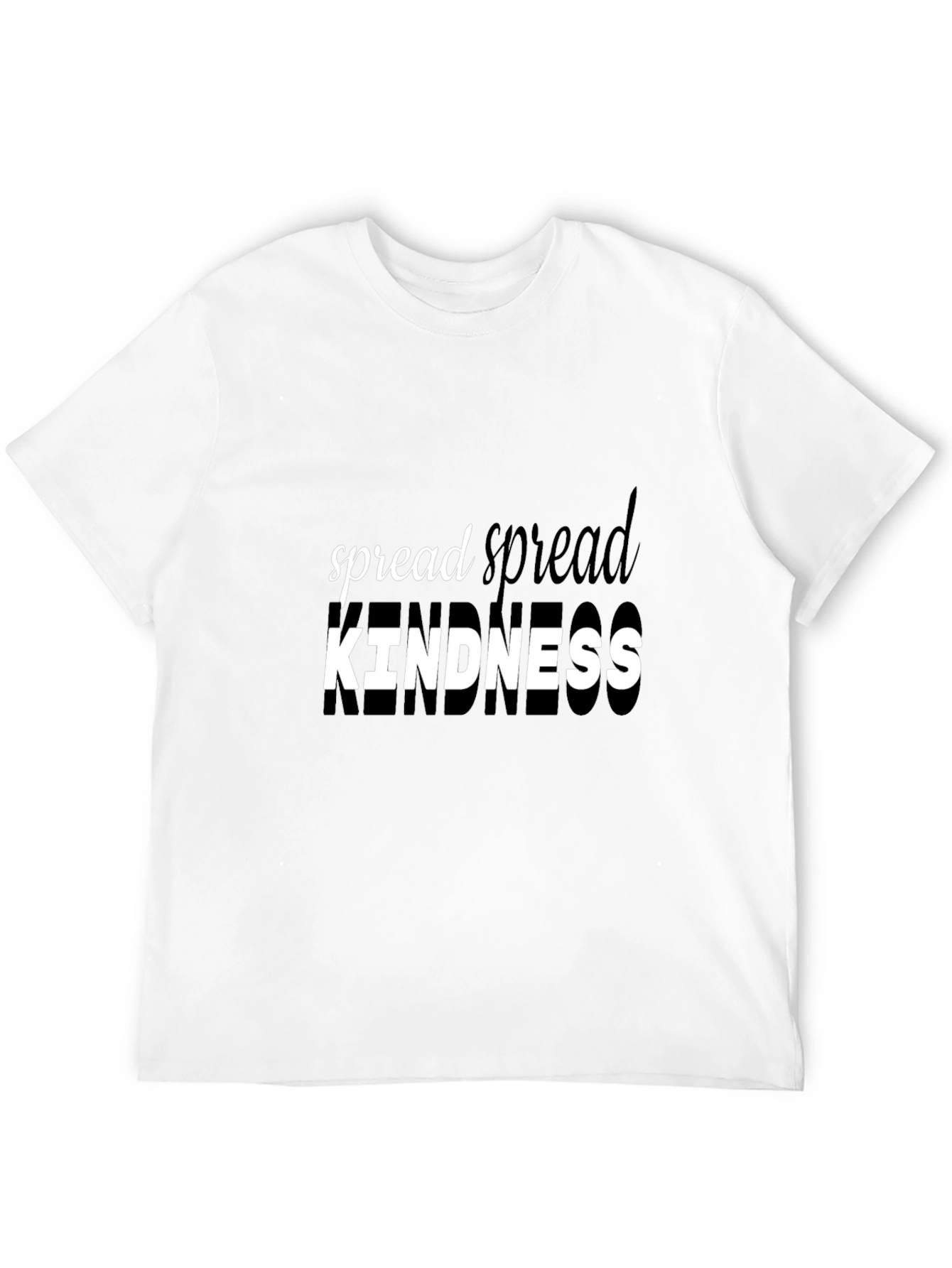 Spread Kindness Graphic Tee - Black