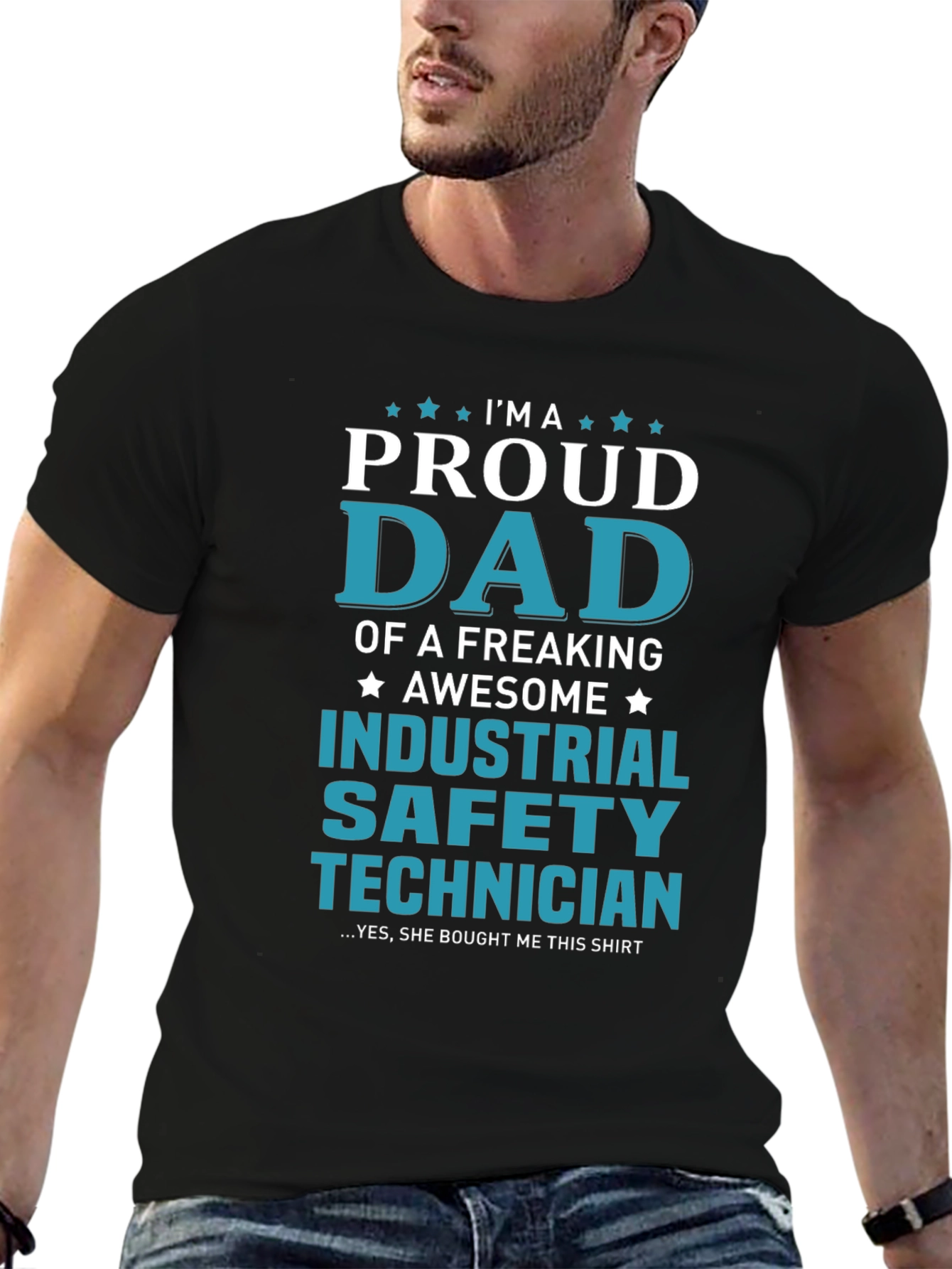 Proud Dad Industrial Safety Technician T-Shirt