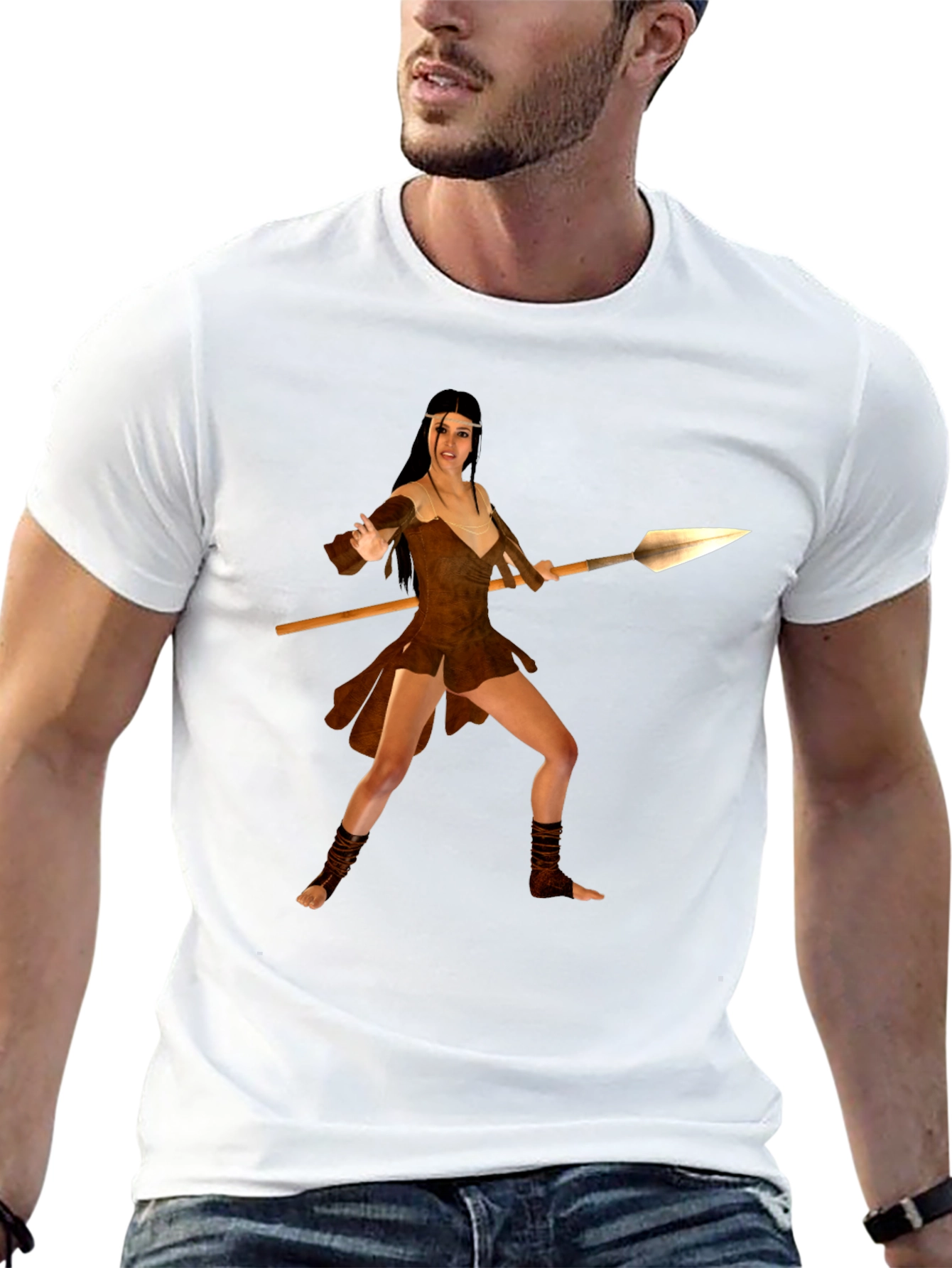 Warrior Woman T-Shirt - Bold Graphic Tee