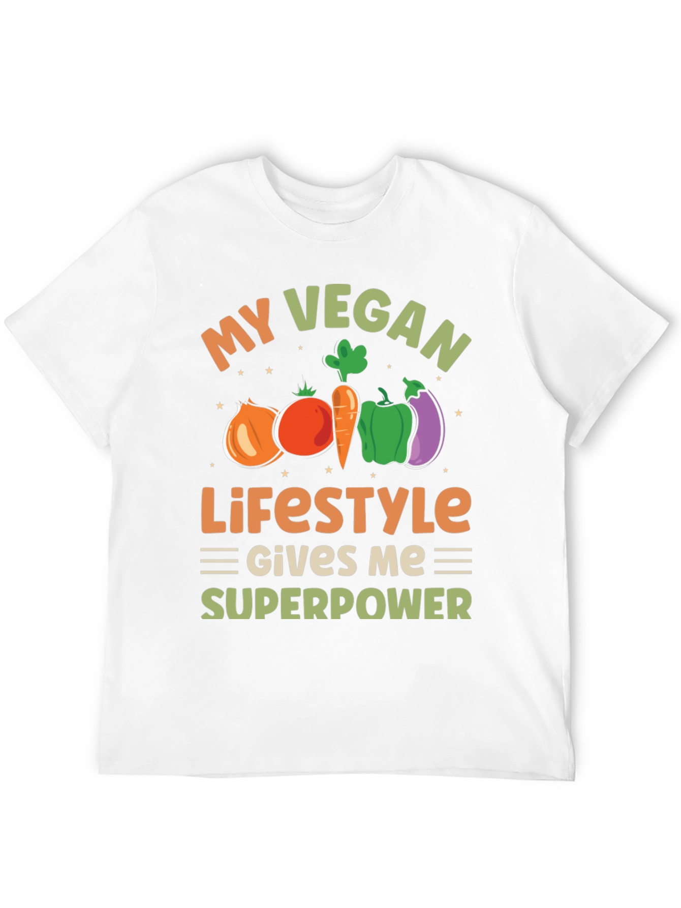 Vegan Lifestyle T-Shirt - Superpower Design