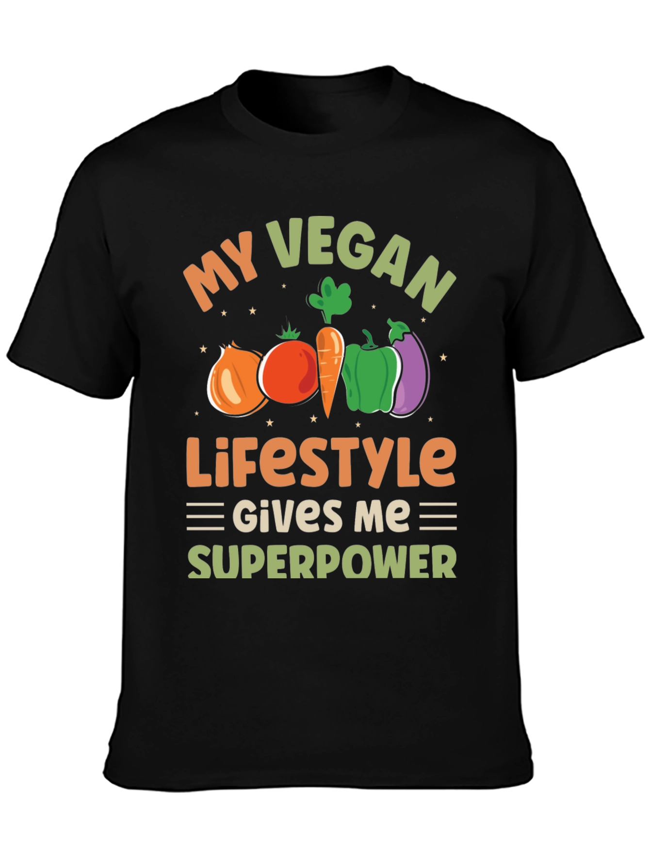 Vegan Lifestyle T-Shirt - Superpower Design