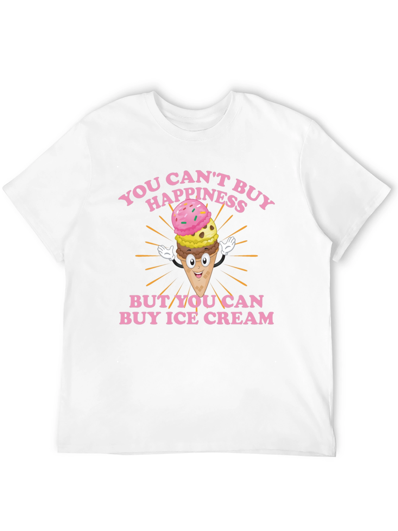 Buy Ice Cream Happiness T-Shirt