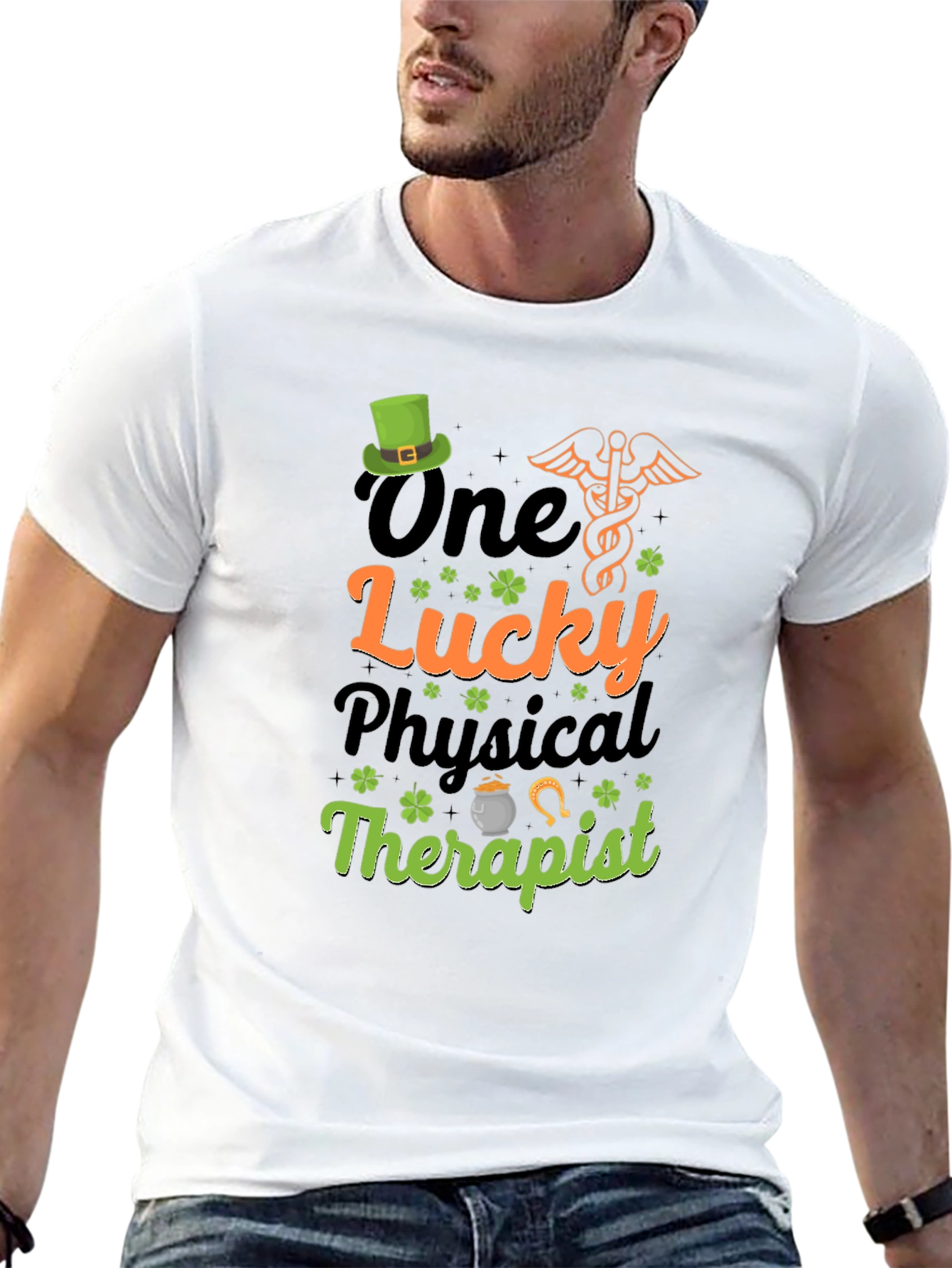 Lucky Physical Therapist St. Patricks Day T-Shirt