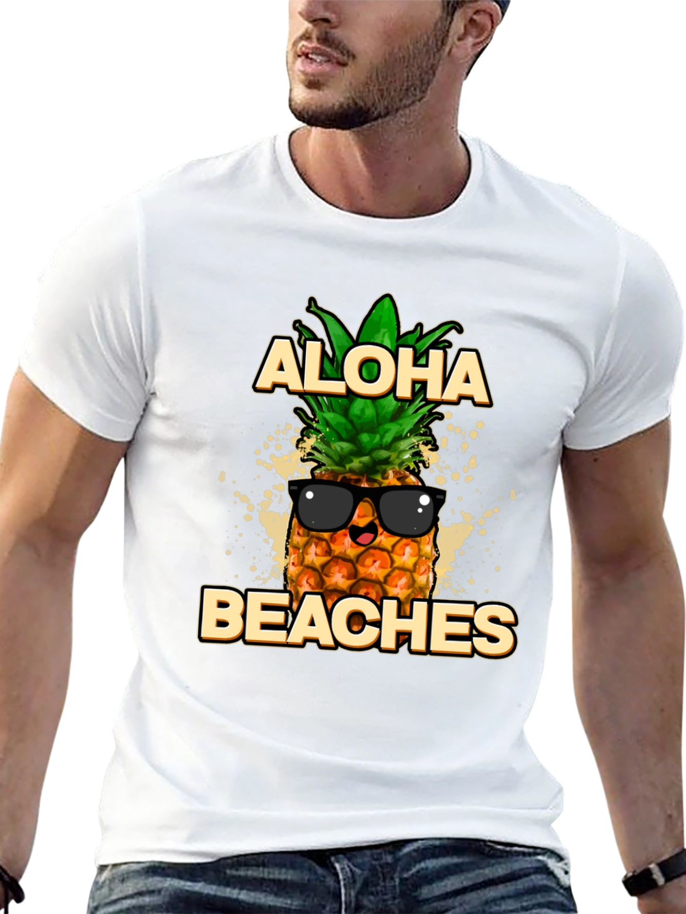Aloha Beaches Pineapple T-Shirt