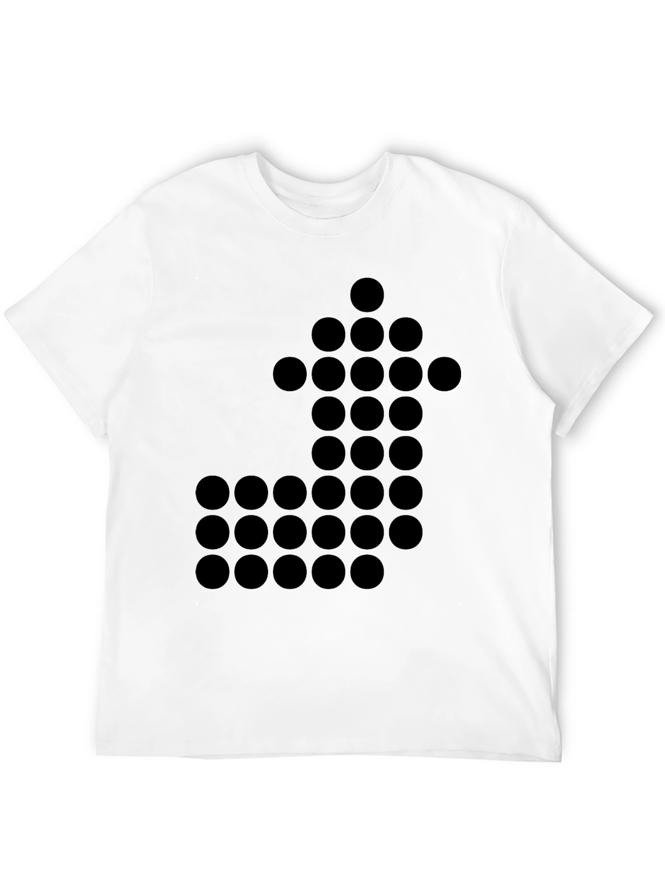 Retro 8-Bit Arrow Black Graphic Tee