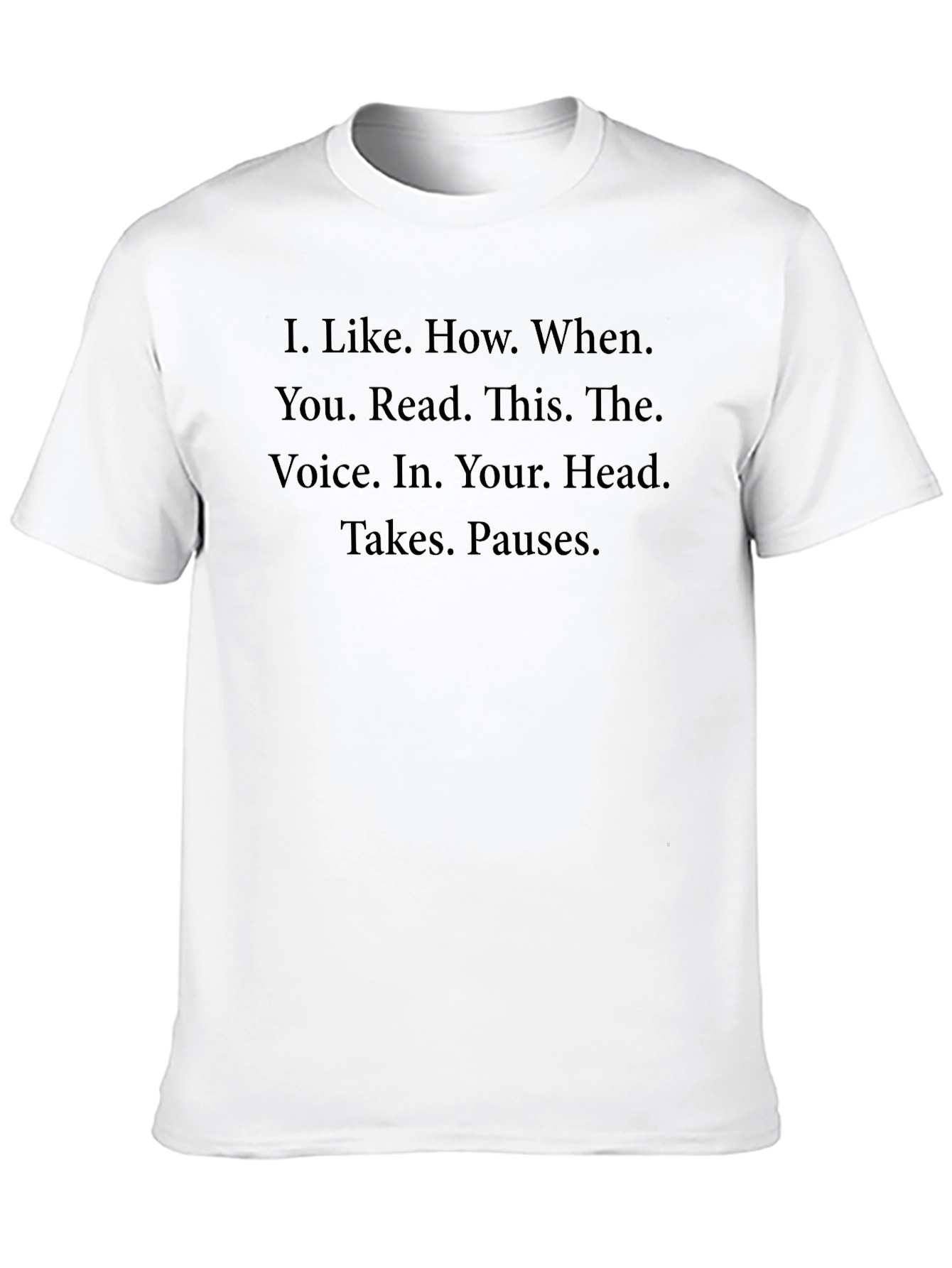 I Like How Black T-Shirt Novelty Tee