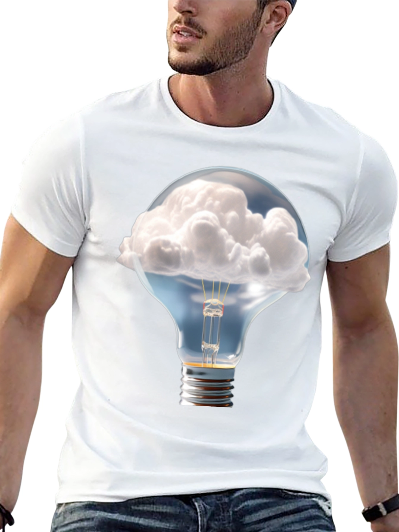 Cloud in a Bulb Graphic Tee
