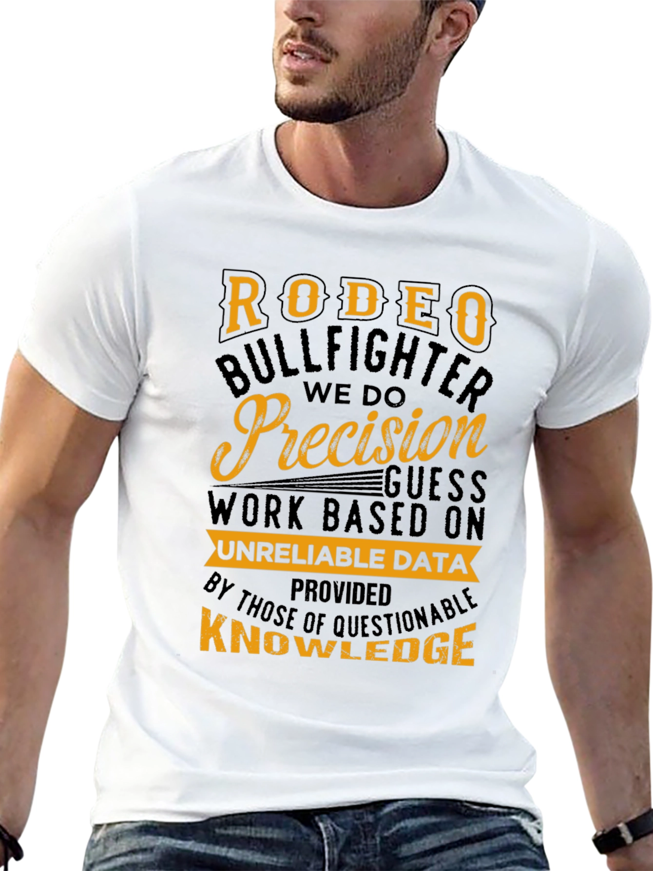Rodeo Bullfighter Precision Graphic T-Shirt