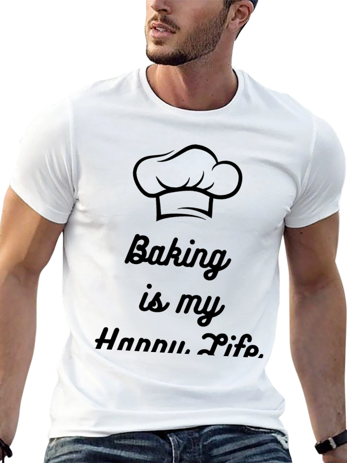 Baking Is My Happy Life Graphic T-Shirt