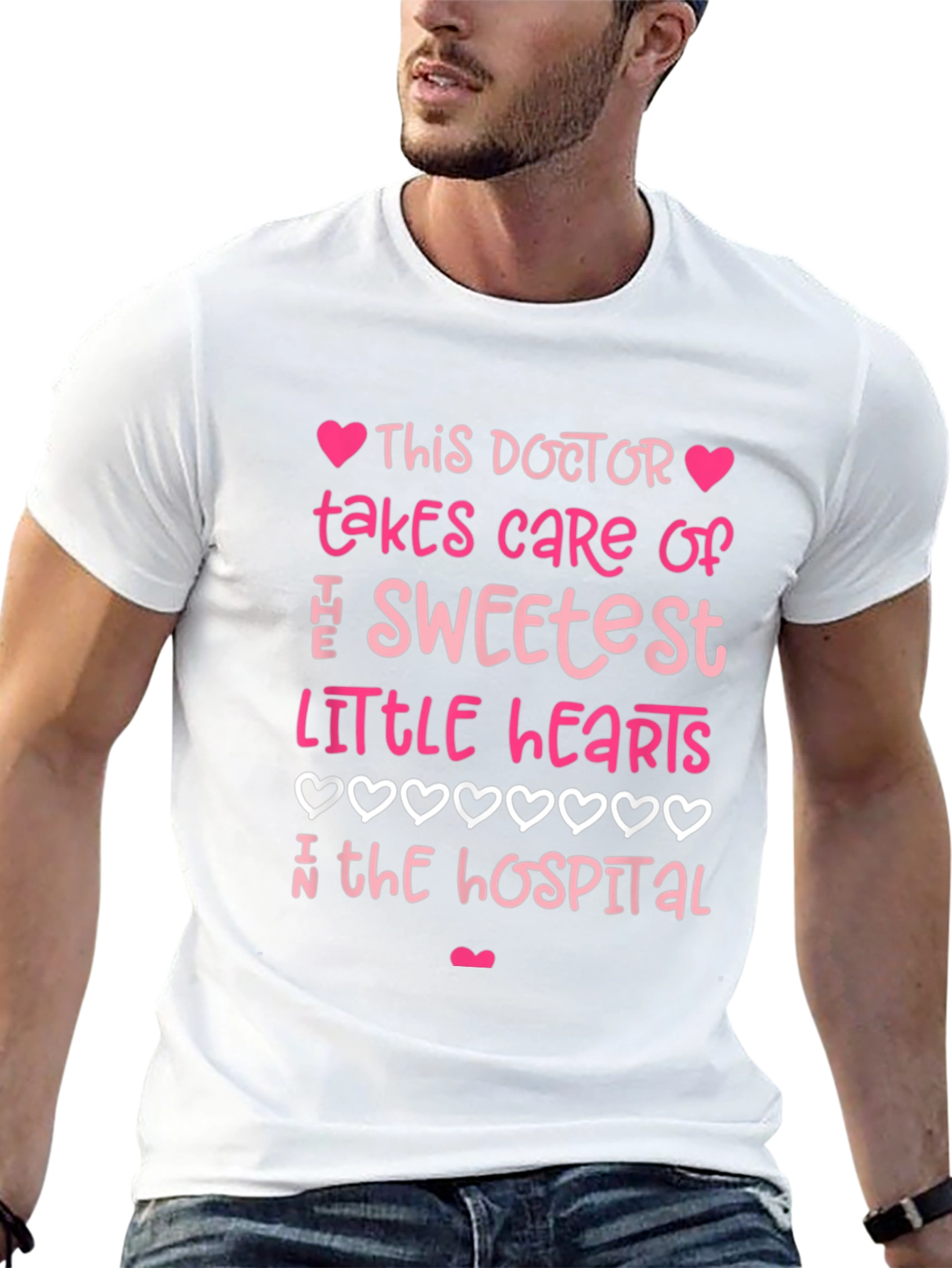 Sweetest Doctor T-Shirt - Heart Design