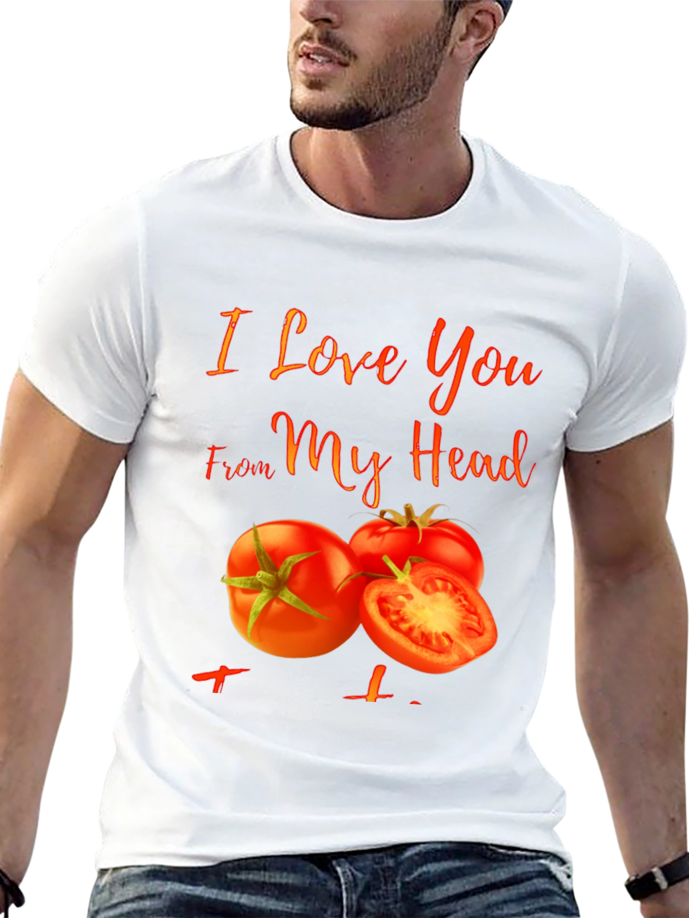 I Love You From My Head Tomato T-Shirt