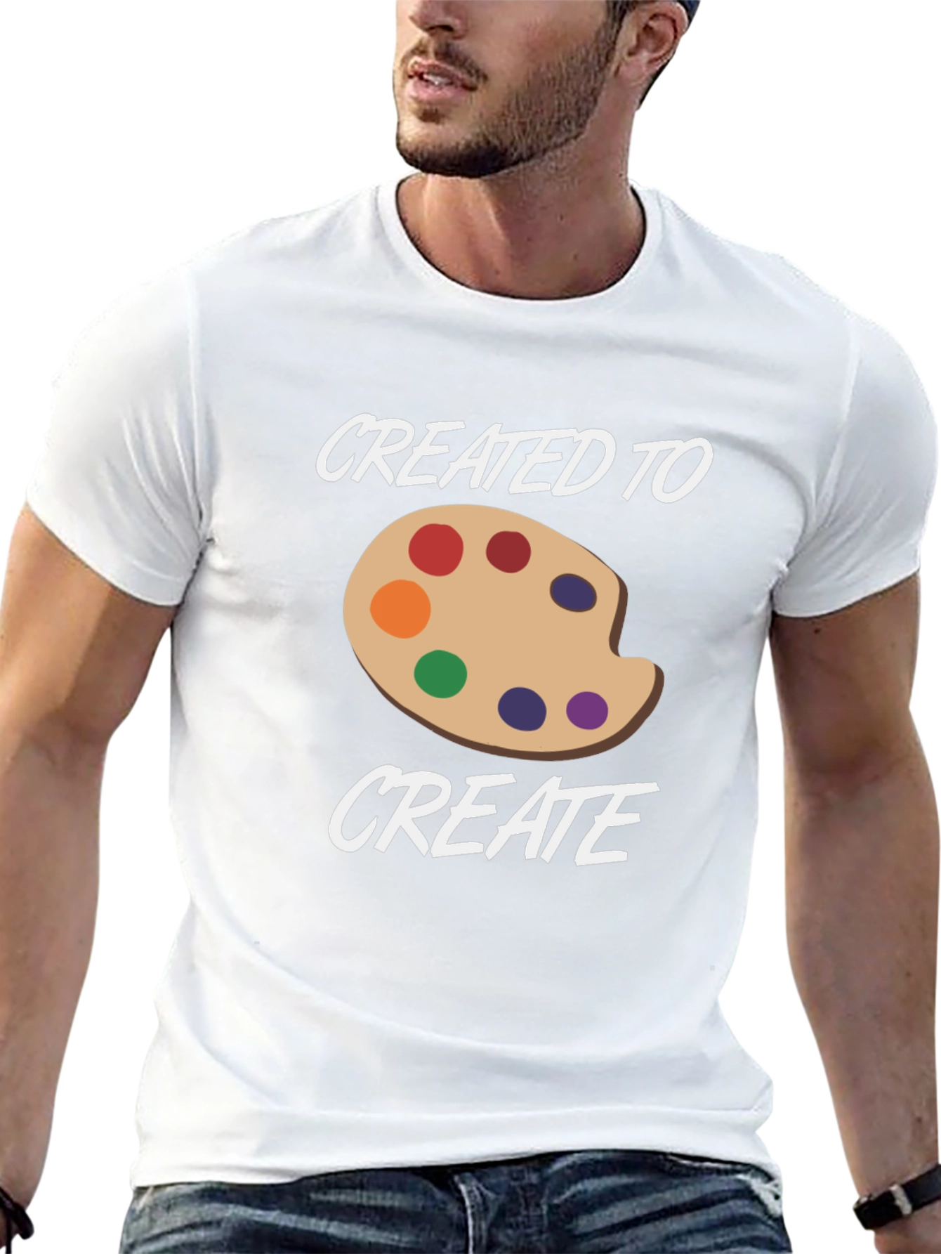 Artist Palette Graphic T-Shirt - Created To Create