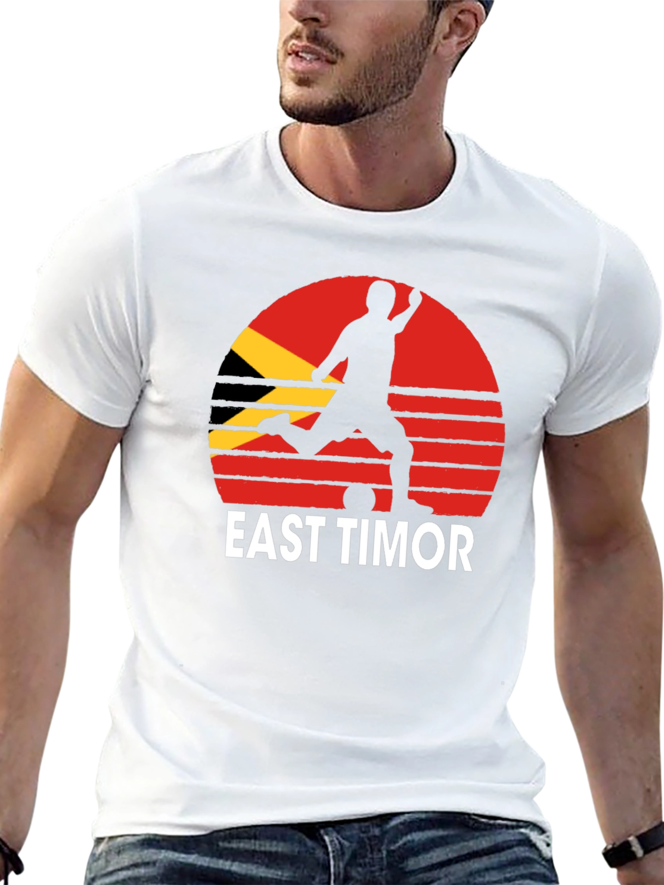 East Timor Football T-Shirt - Soccer Fan Tee