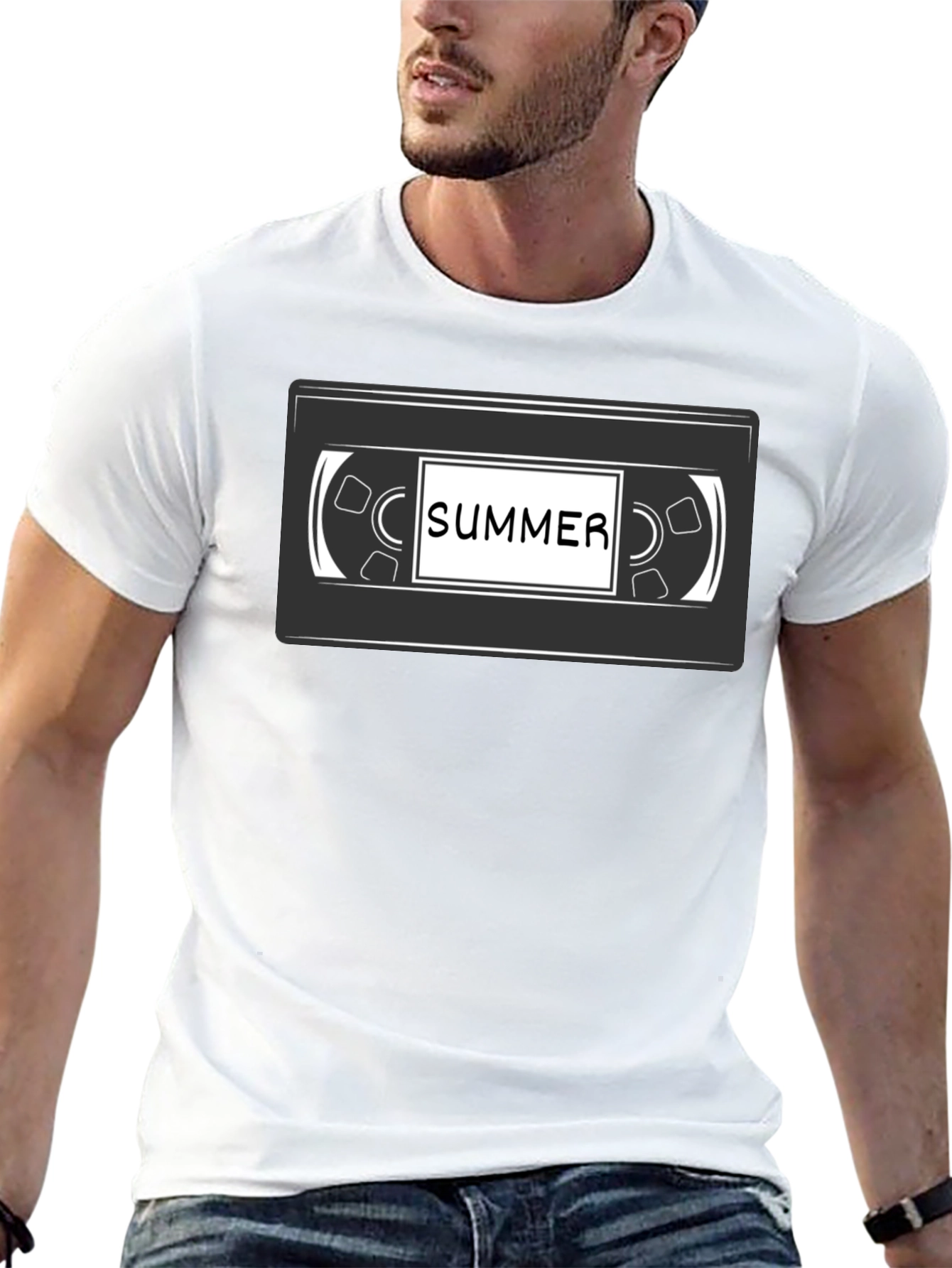 Retro Summer VHS Tape Graphic T-Shirt
