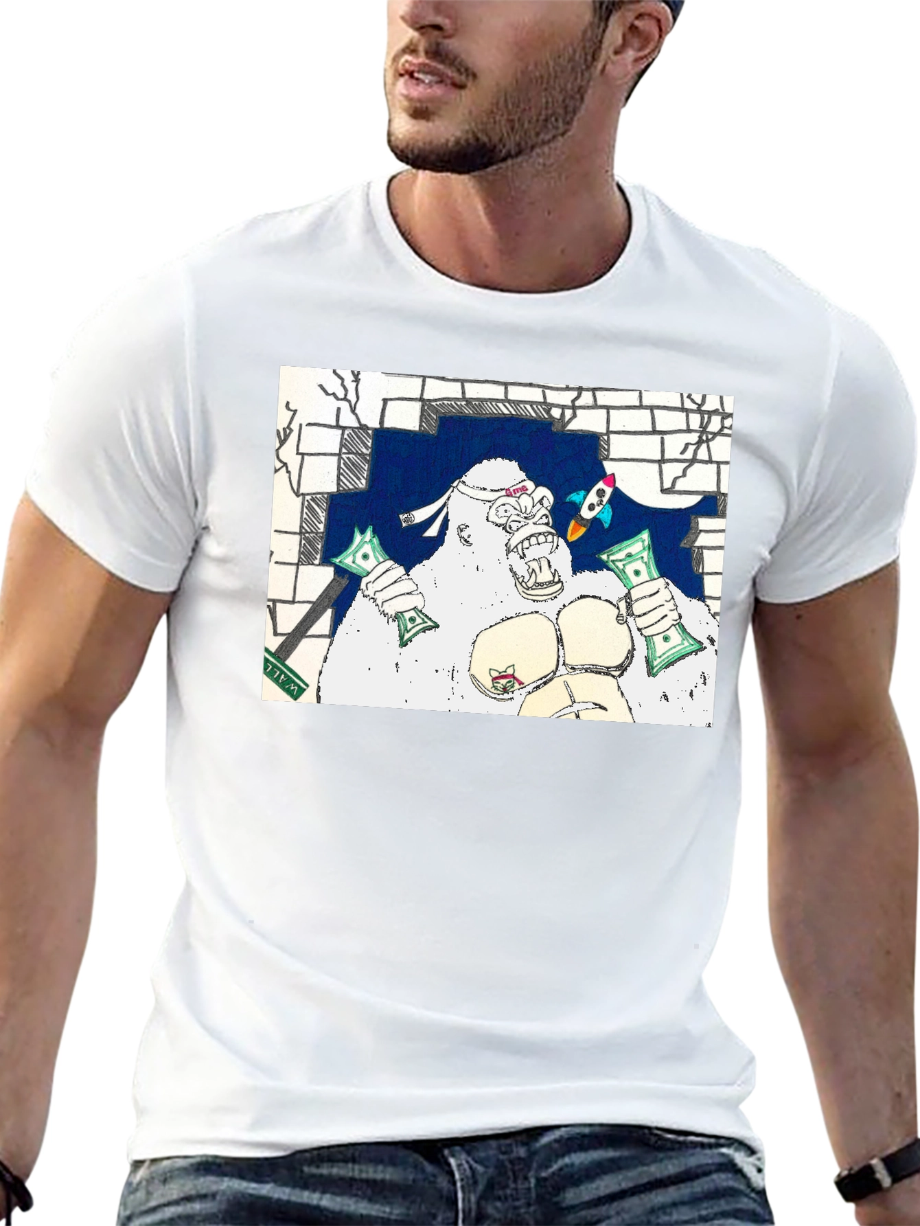 Ape Breaks the Wall T-Shirt