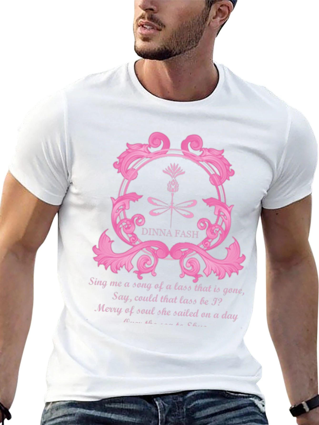 Dinna Fash Graphic Tee - Scottish Lass Song T-Shirt