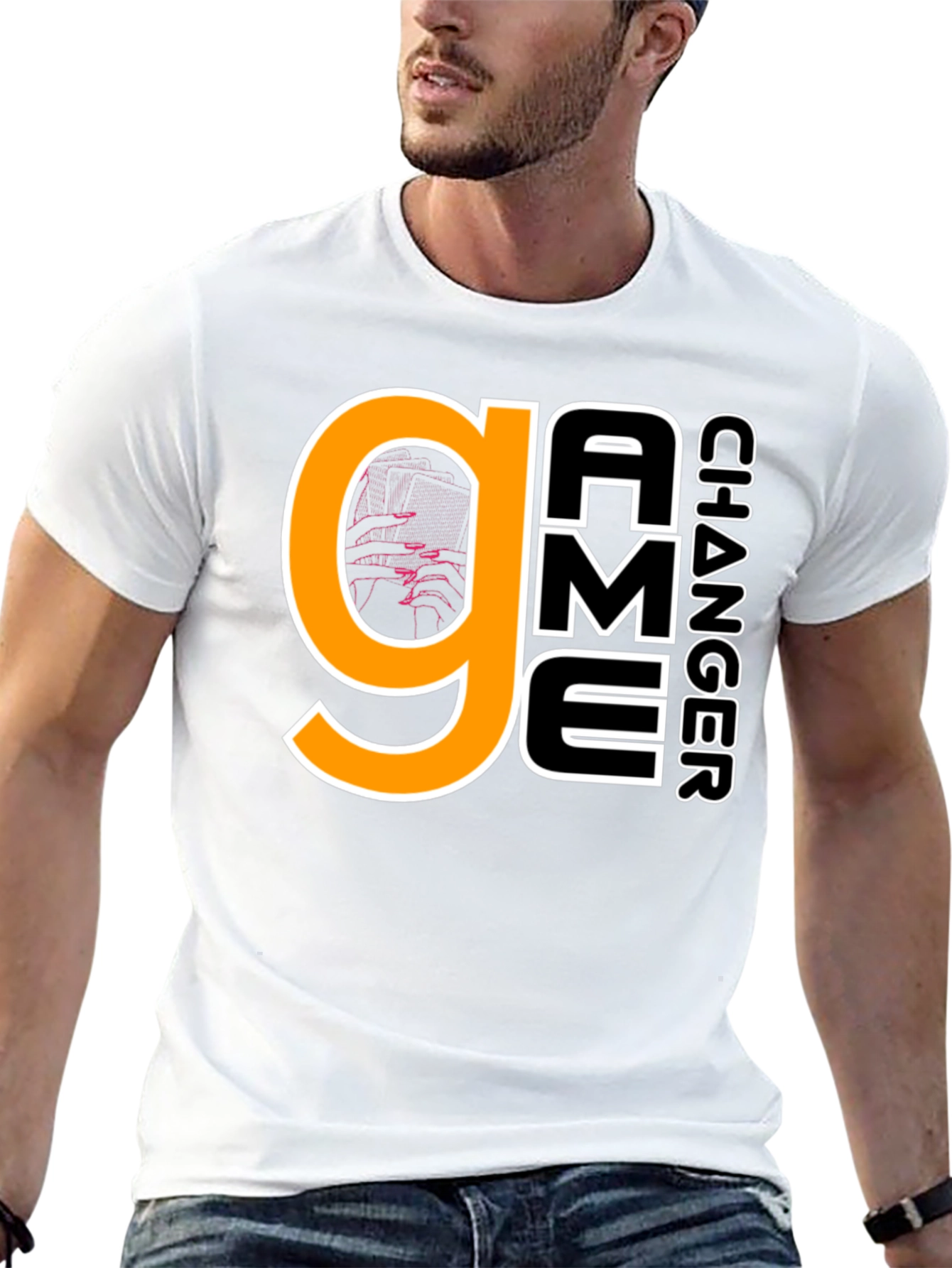 Game Changer Graphic T-Shirt - Casual Black Tee