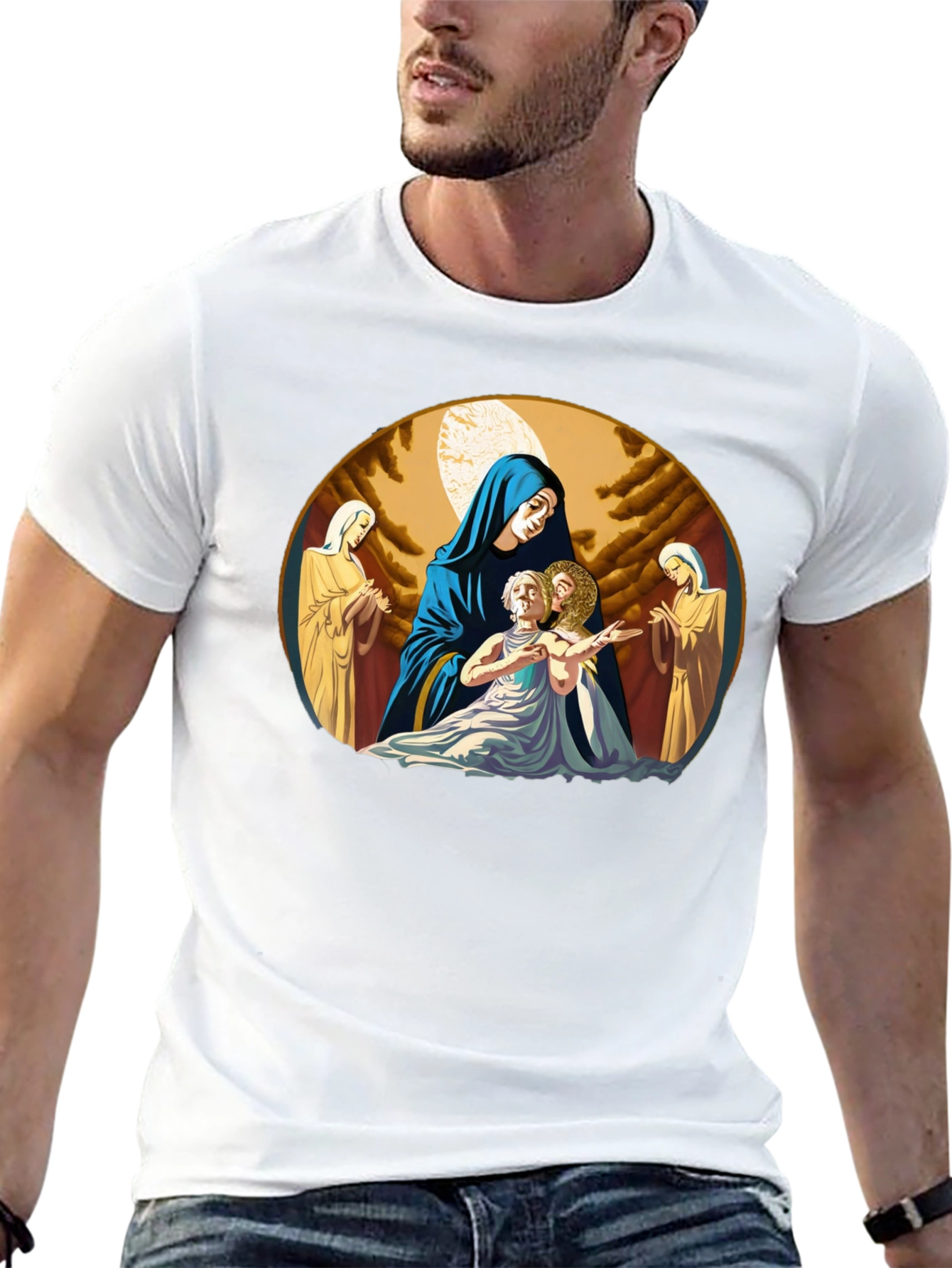 Religious Art Graphic Tee