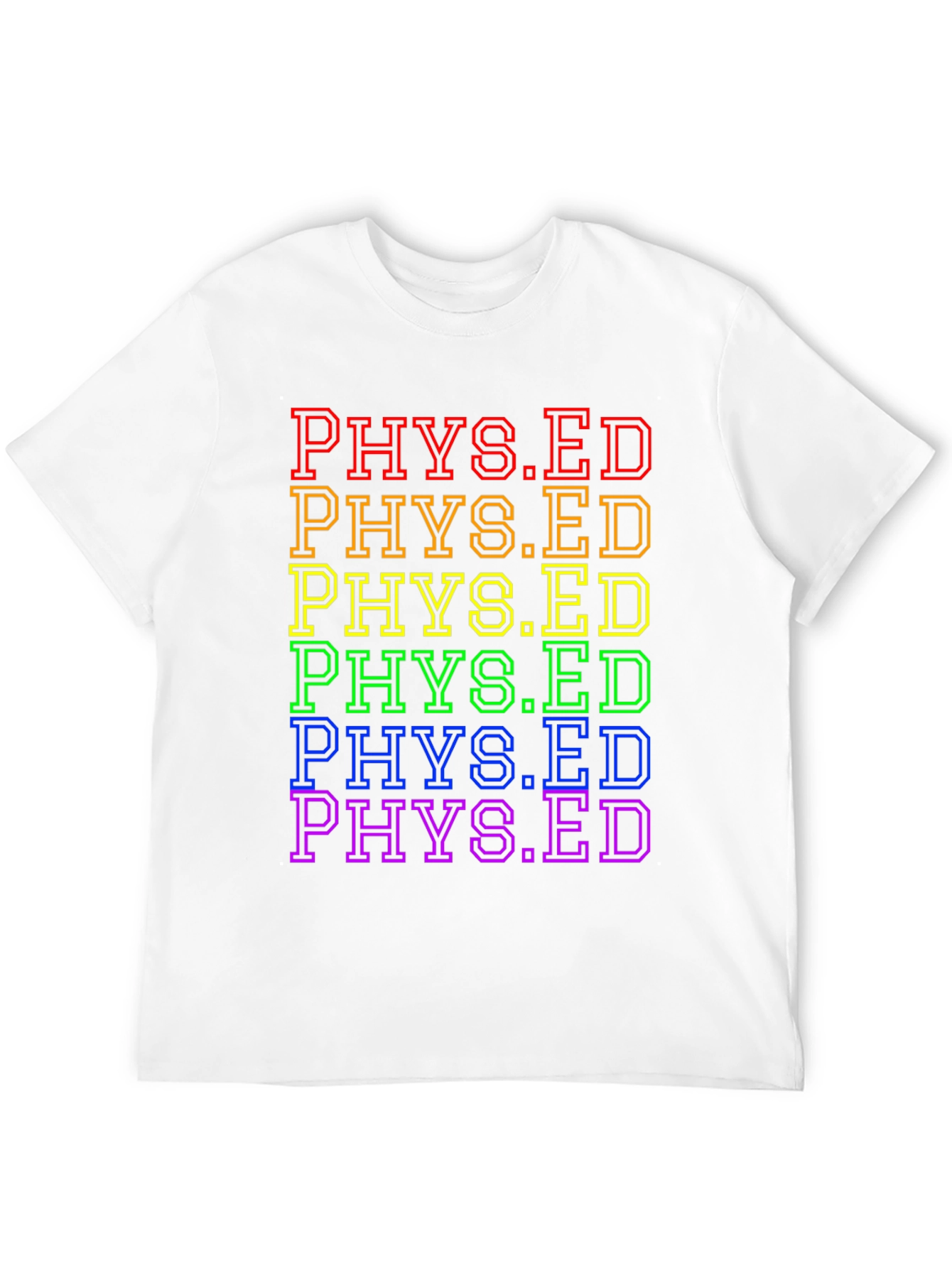 Phys Ed Rainbow Pride T-Shirt