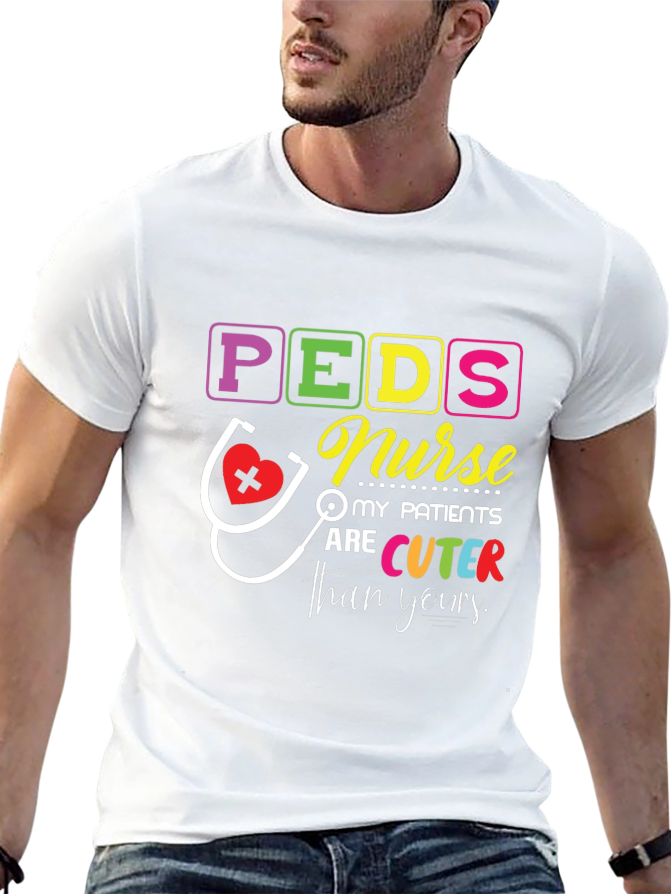 Peds Nurse T-Shirt - Cuter Patients