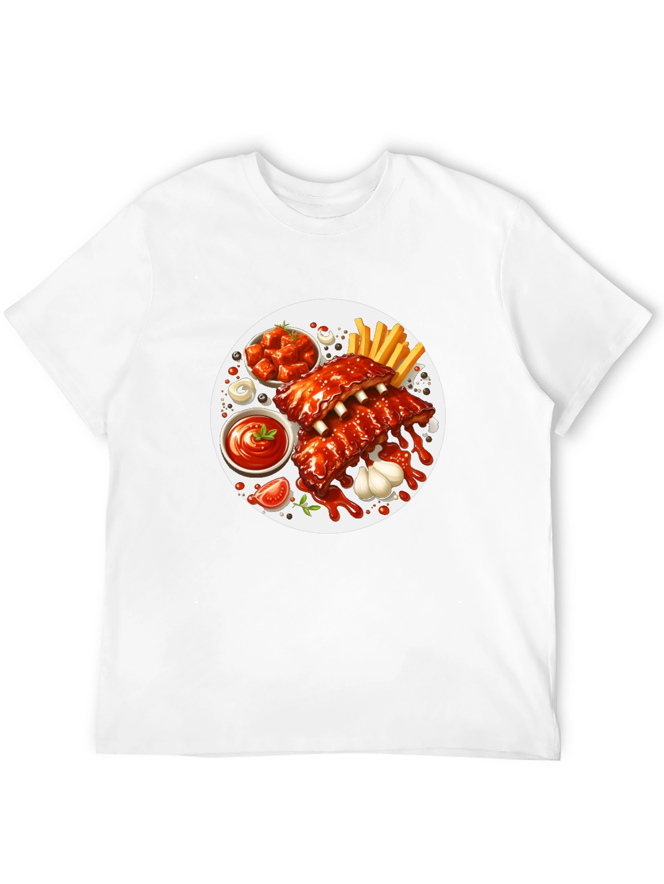 Ribs and Fries Graphic Tee