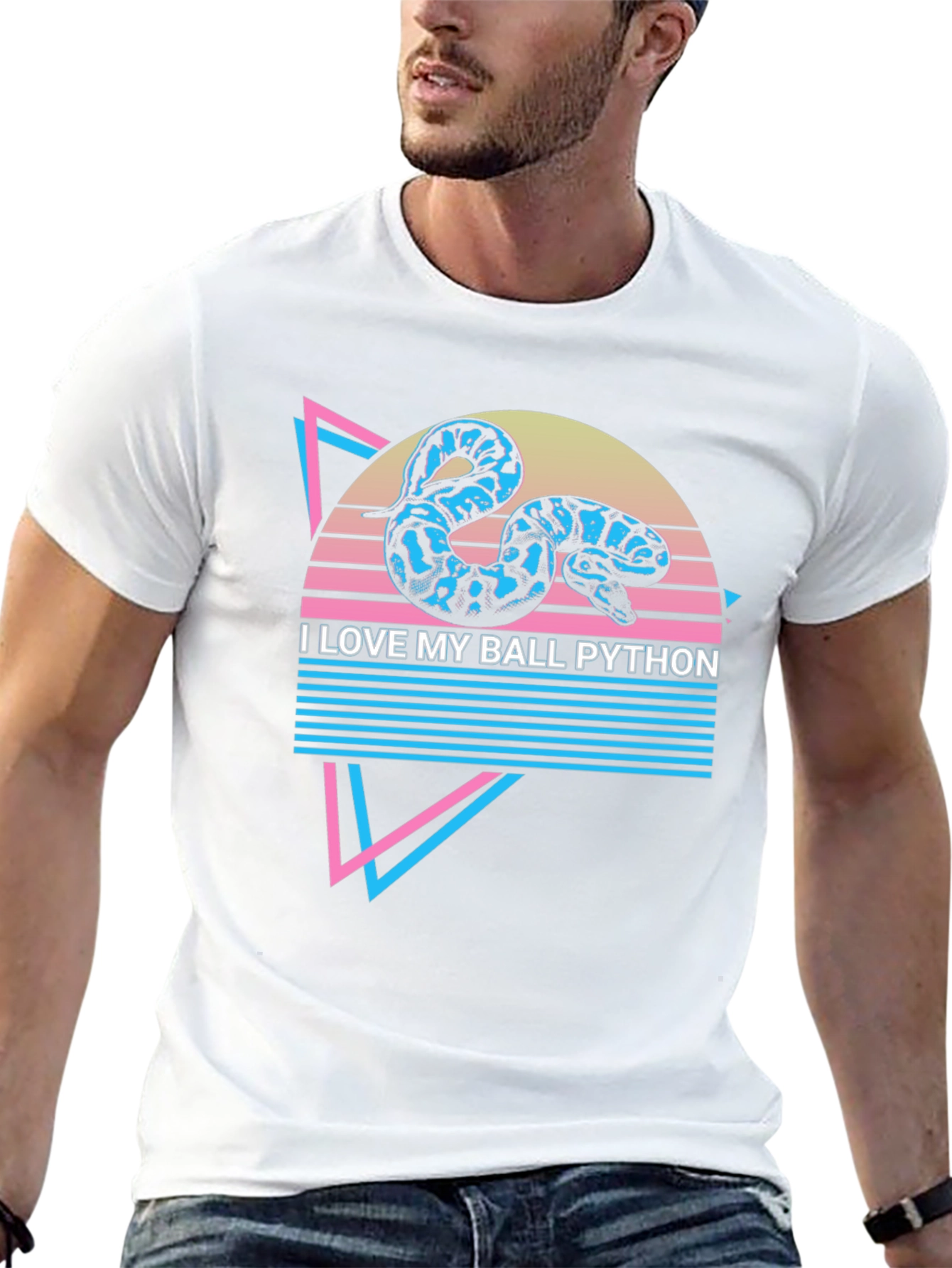 I Love My Ball Python Graphic Tee