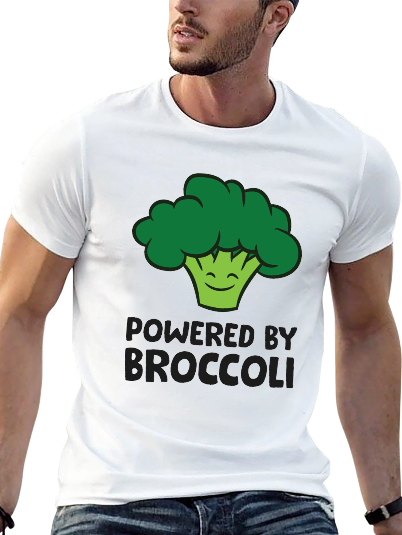 Powered by Broccoli Graphic T-Shirt