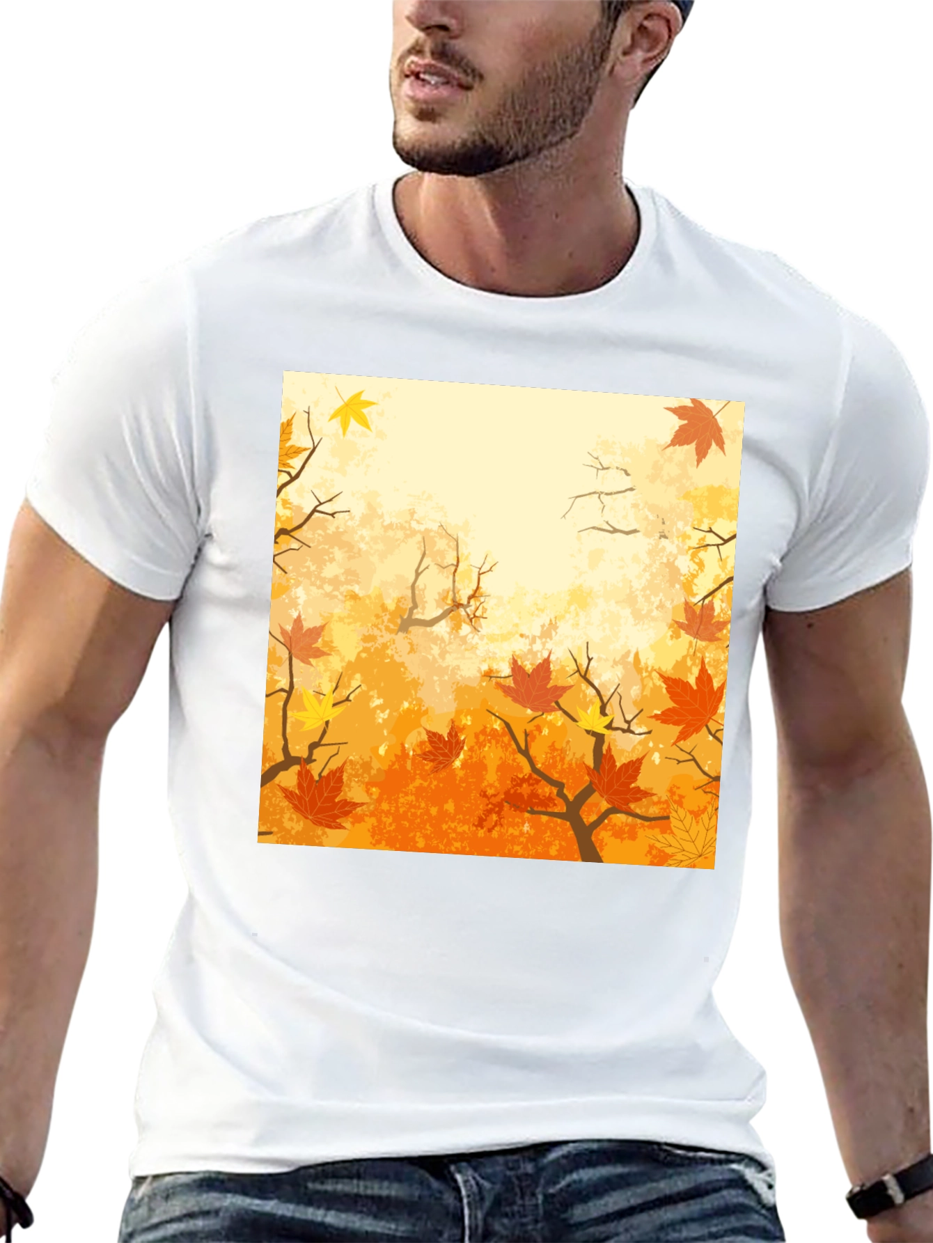 Autumn Leaves Graphic T-Shirt