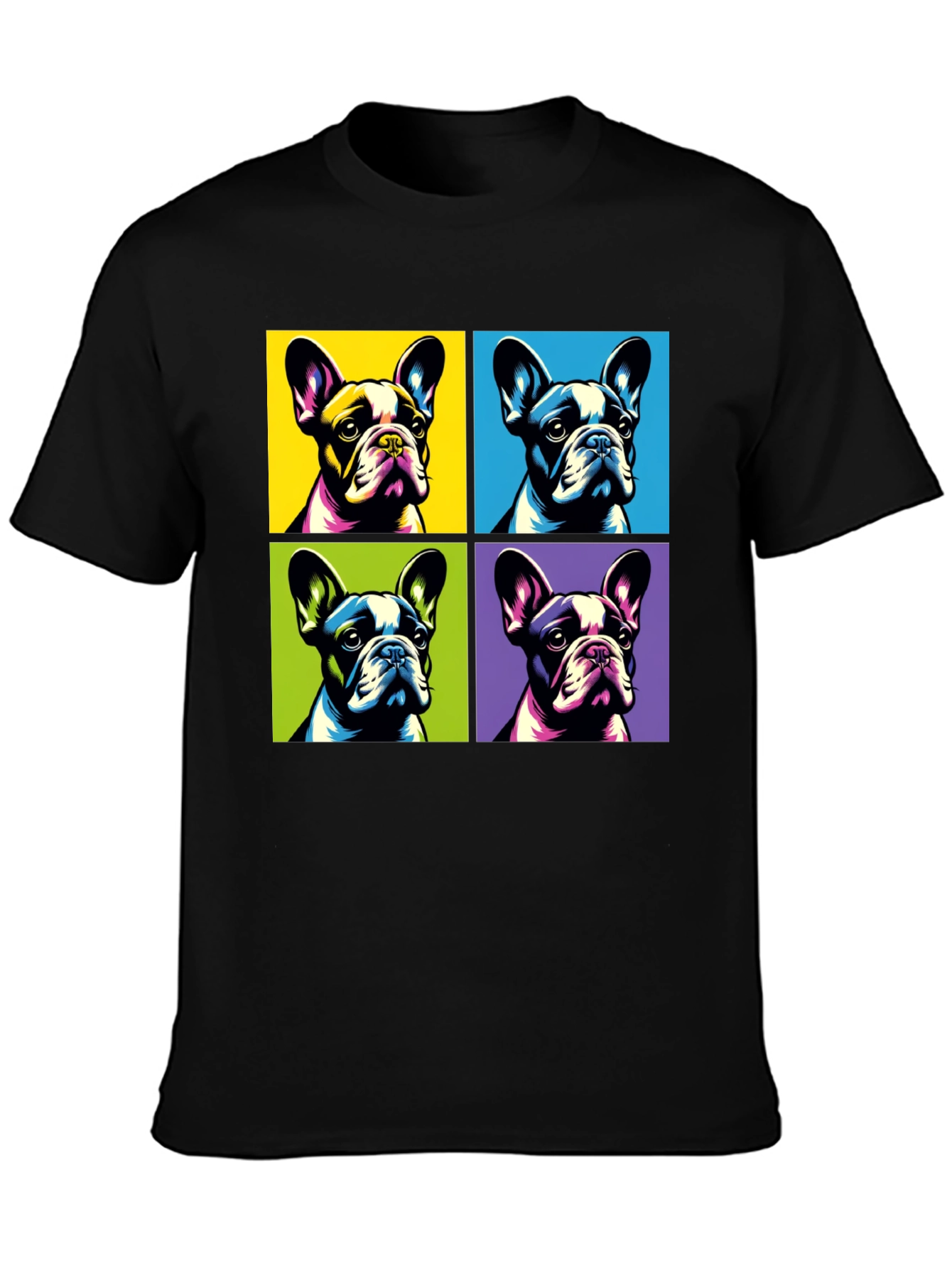 Pop Art French Bulldog T-Shirt