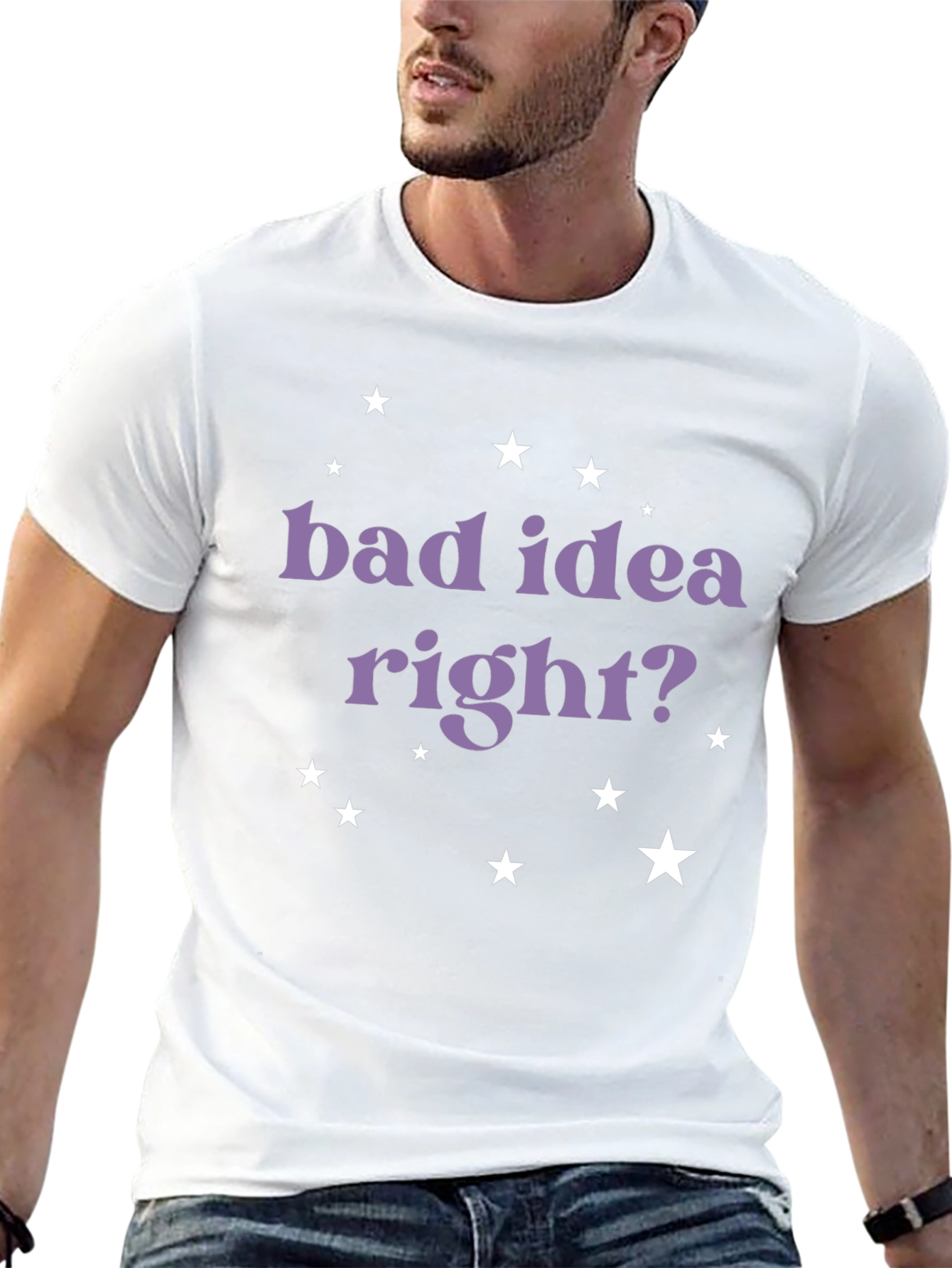 Bad Idea Right? Graphic T-Shirt - Black