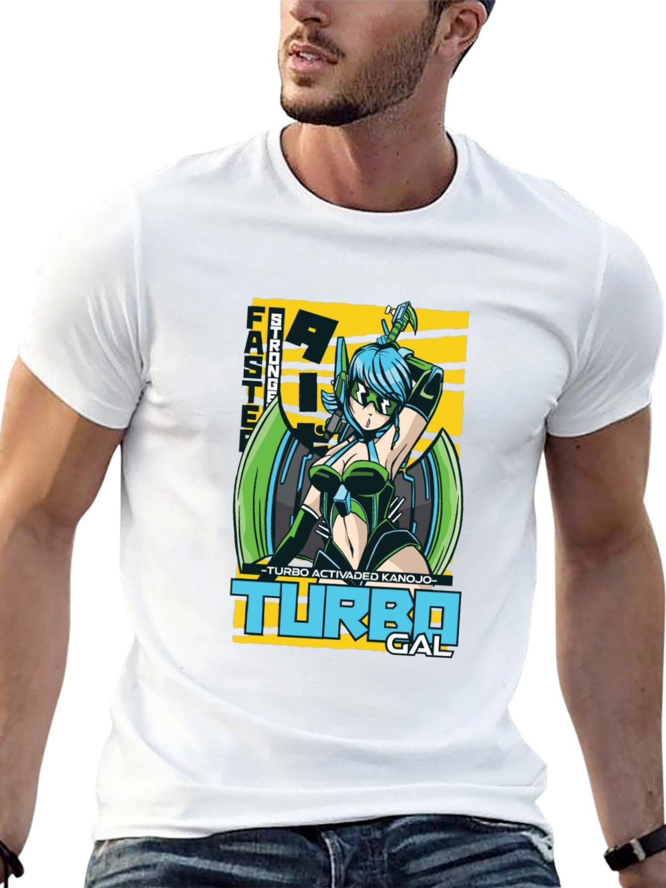 Turbo Gal T-Shirt: Anime Inspired Graphic Tee