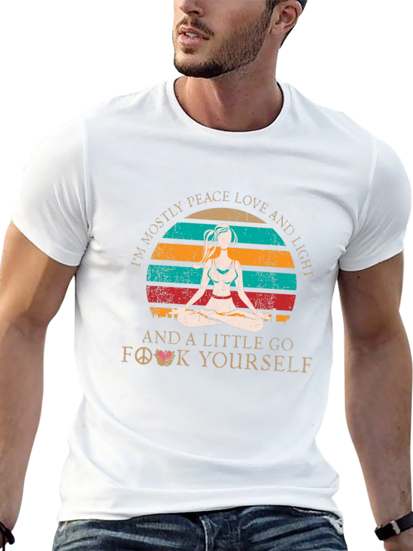 Peace Love Light Graphic Tee