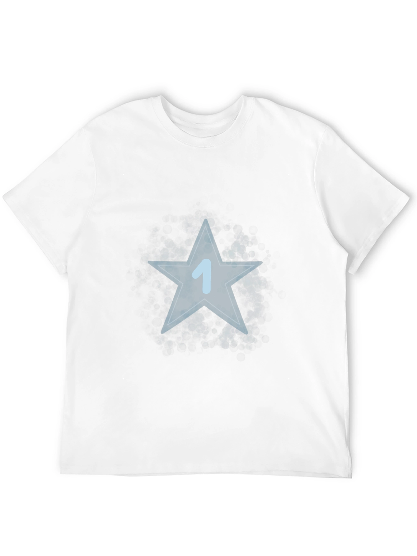 Starry Number One Black T-Shirt