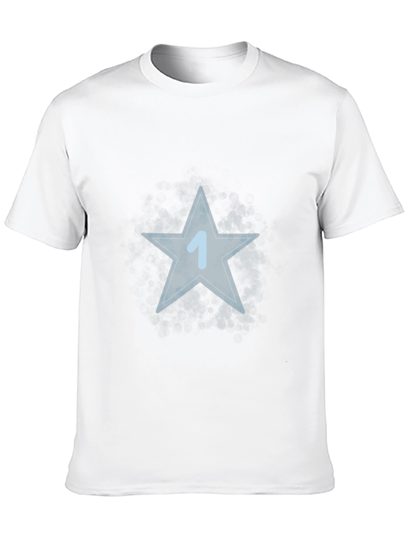 Starry Number One Black T-Shirt
