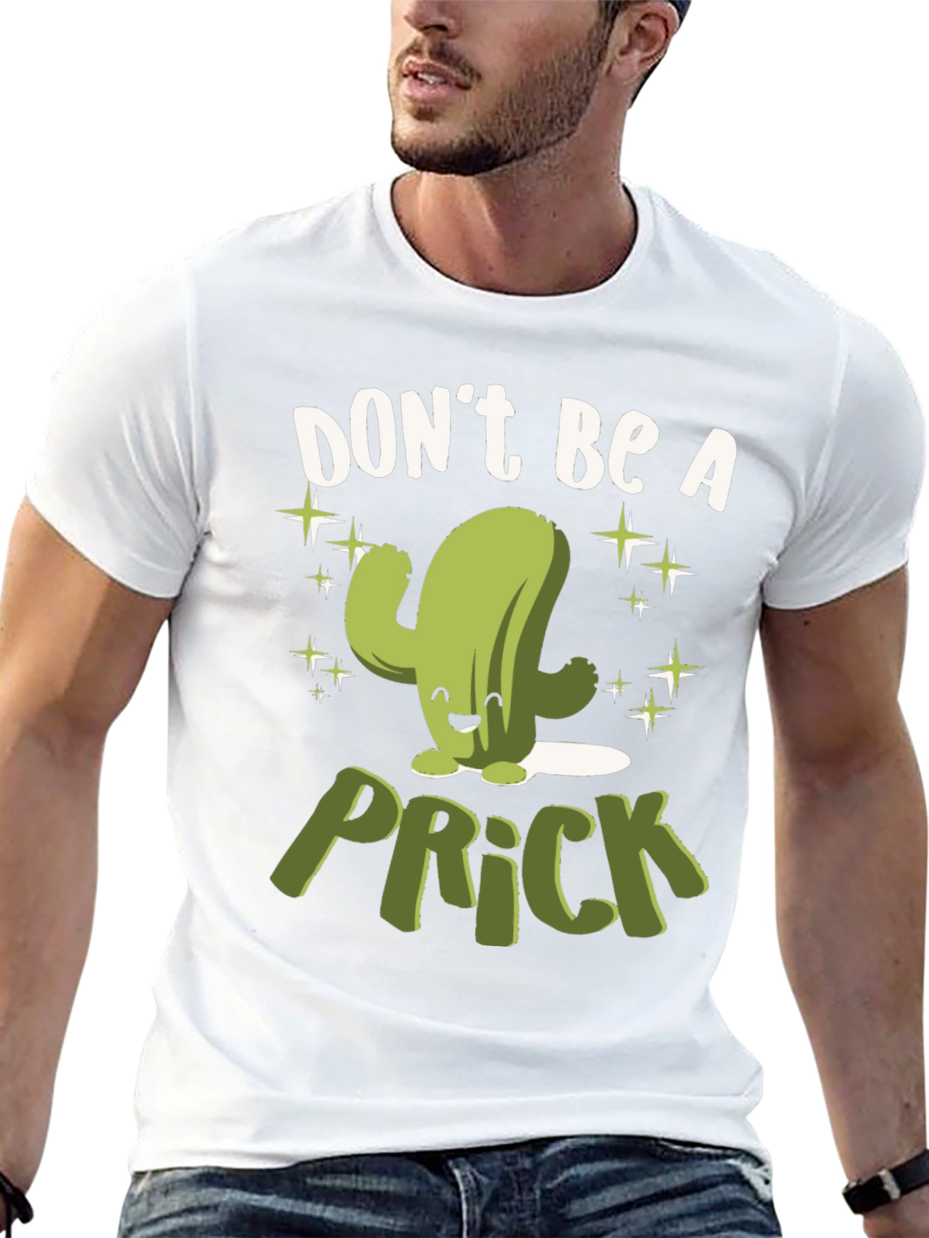 Dont Be A Prick Cactus Graphic T-Shirt