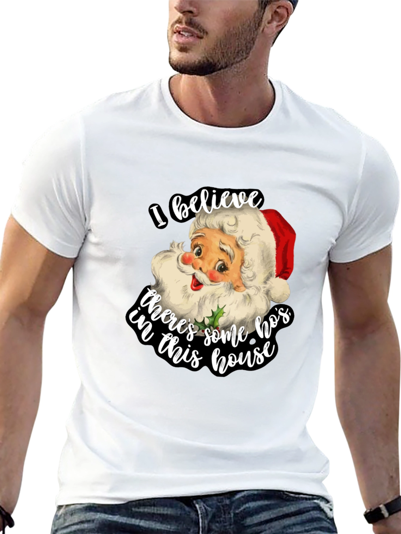 Funny Santa Hos Christmas T-Shirt