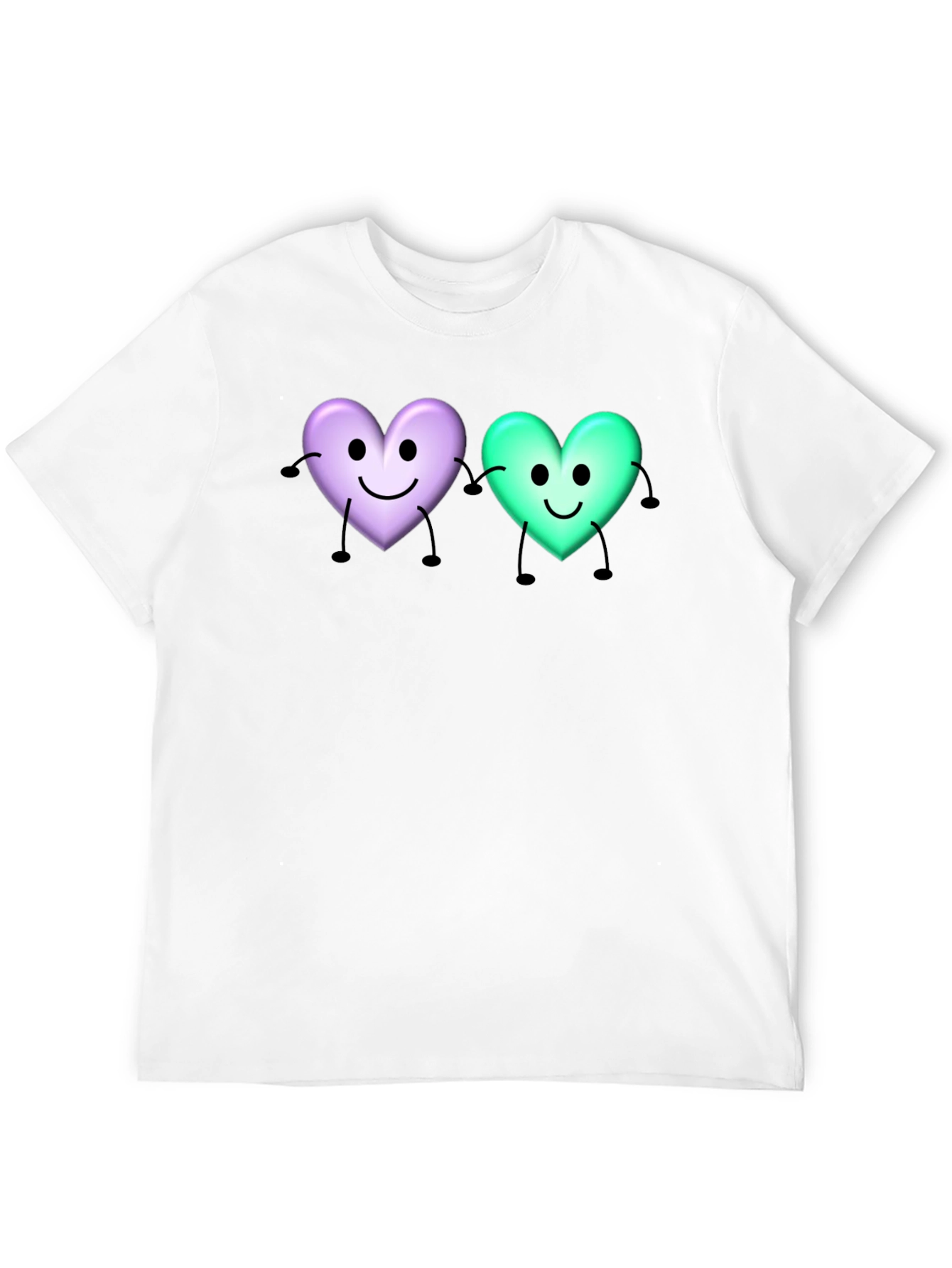 Cute Cartoon Heart T-Shirt